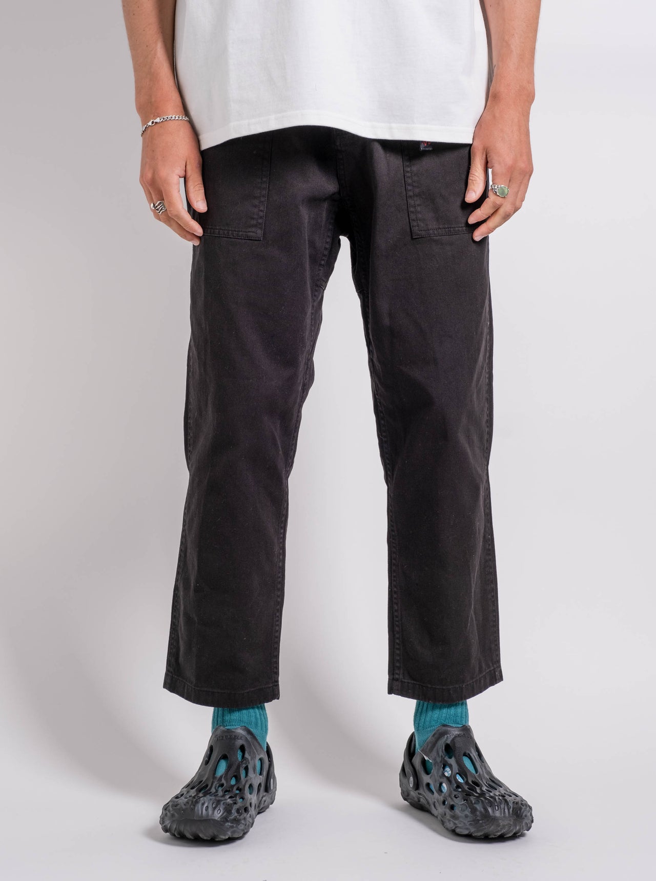 Loose Tapered Pant in Black