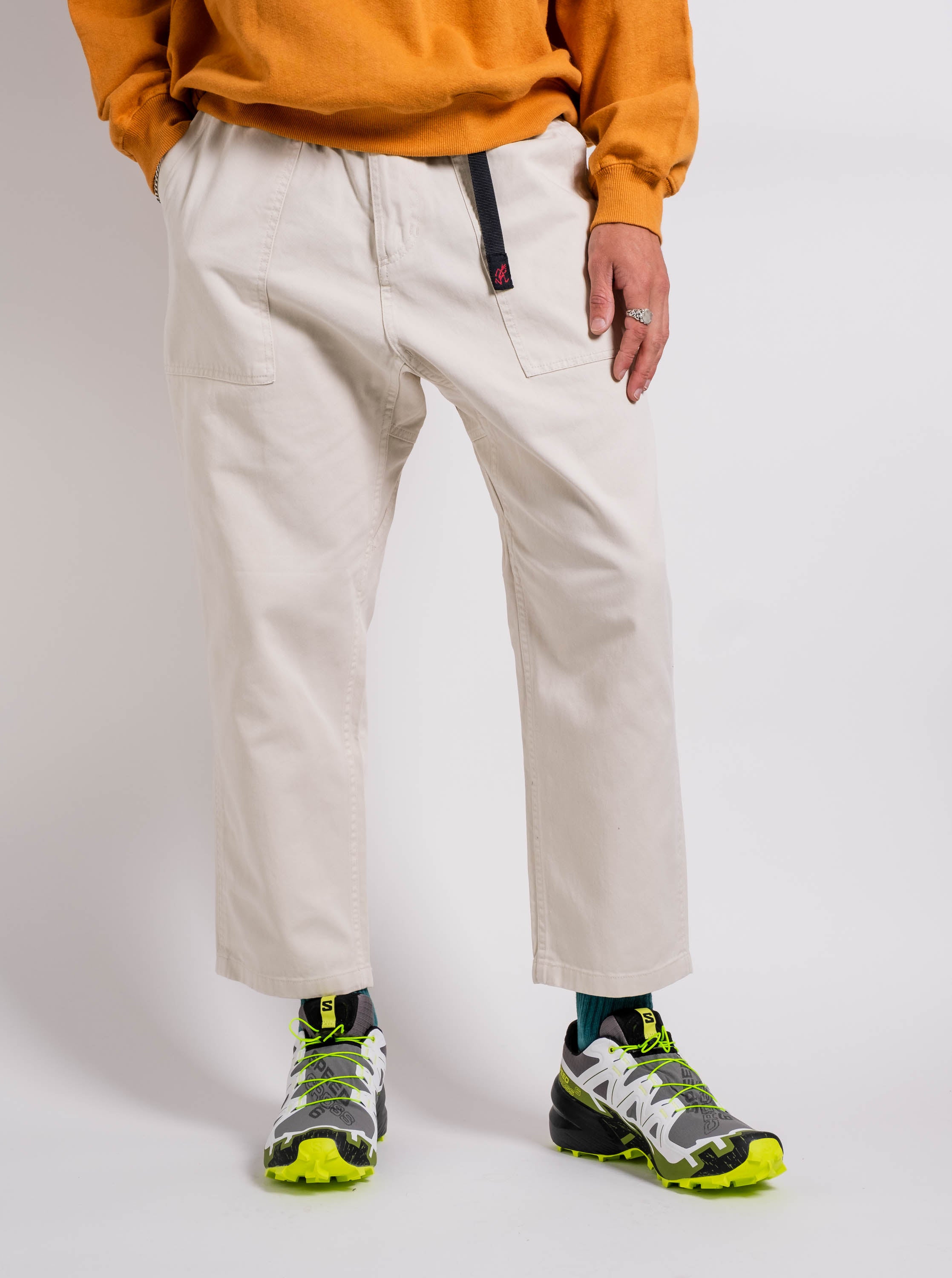 Loose Tapered Pant in Greige ~ Windthrow