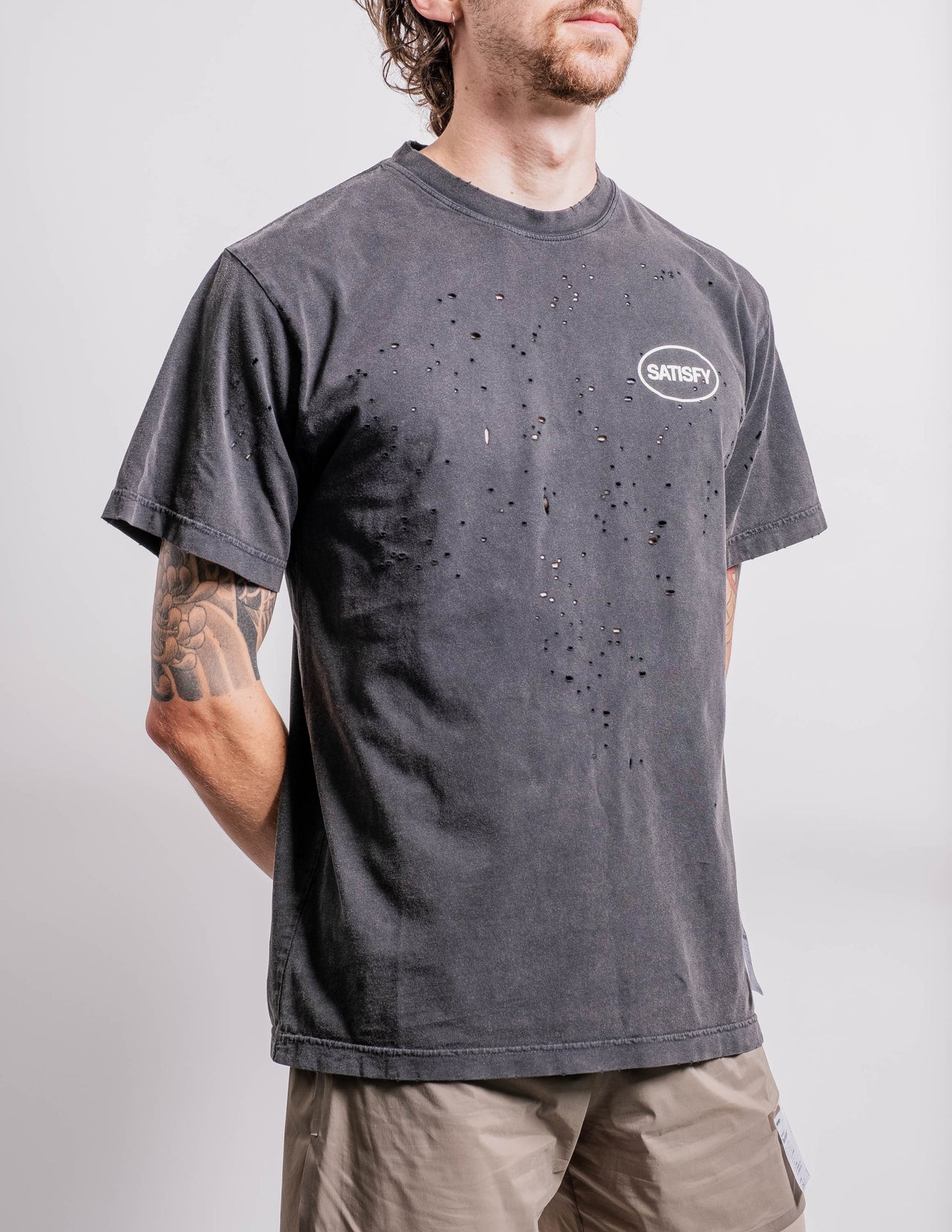 MothTech™ T-Shirt in Aged Black