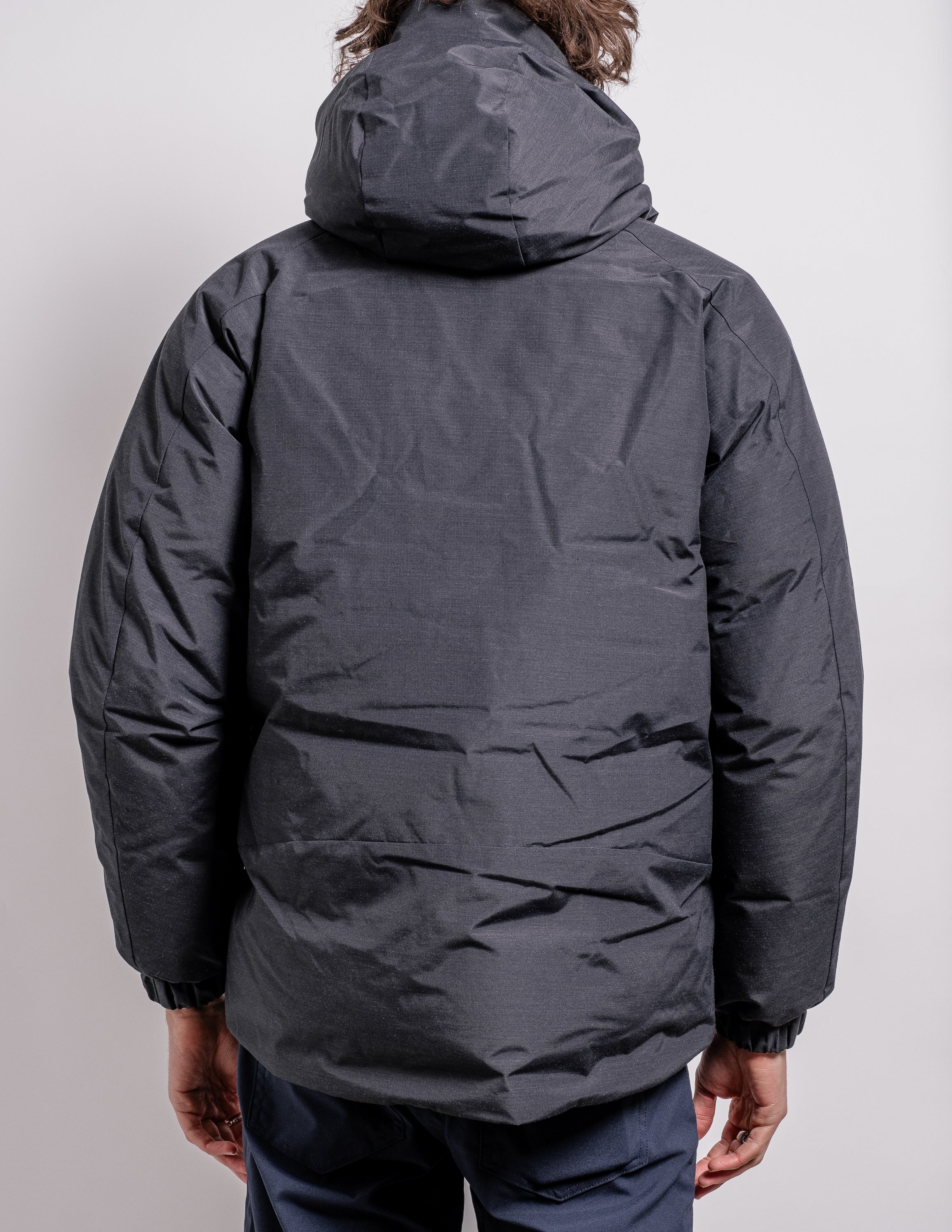 Fire-Resistant 2 Layer Down Jacket in Black ~ Windthrow