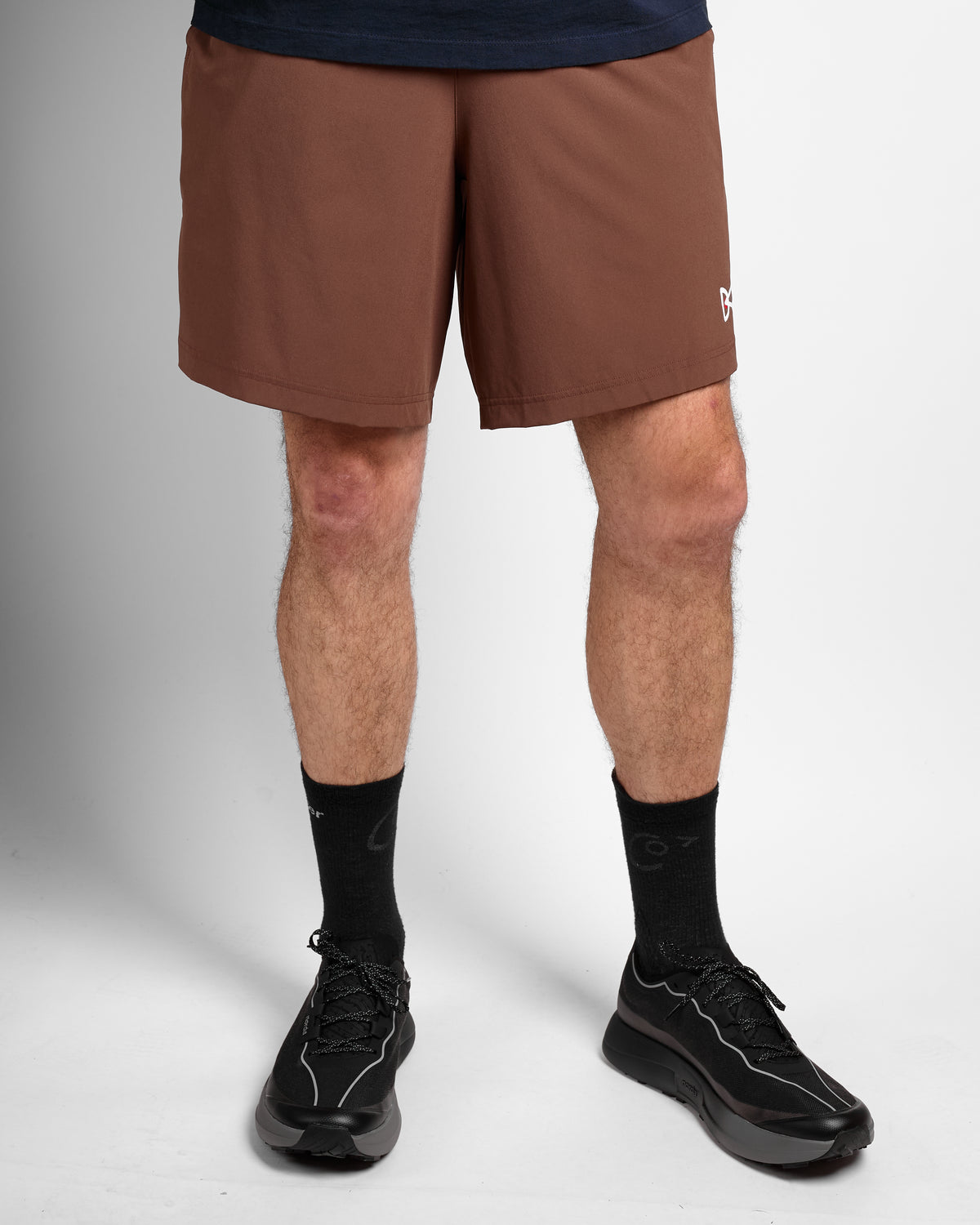 9" Training Shorts in Espresso