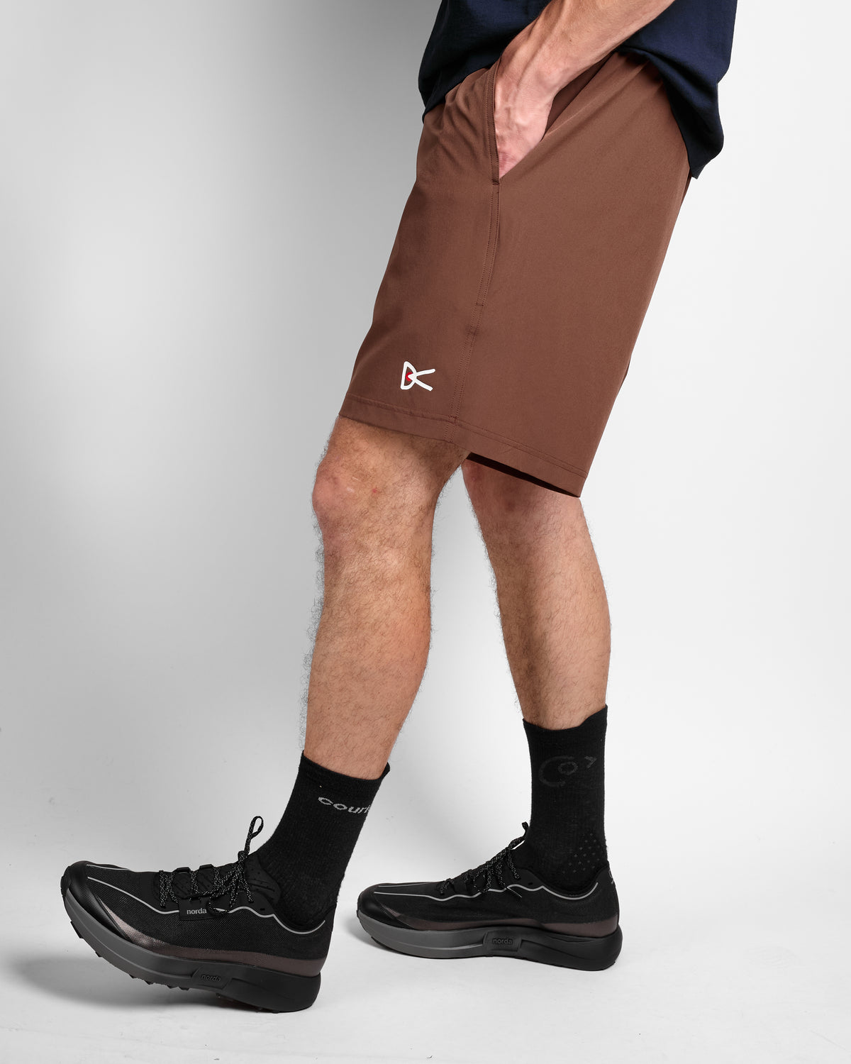 9" Training Shorts in Espresso