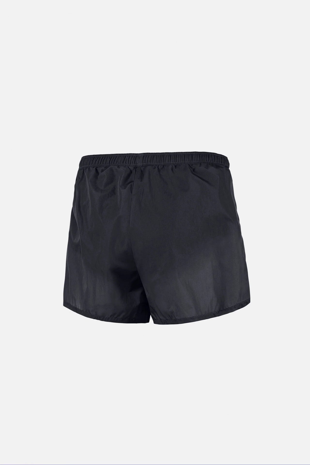 Ultralight Nylon Zippered Shorts in Obsidian