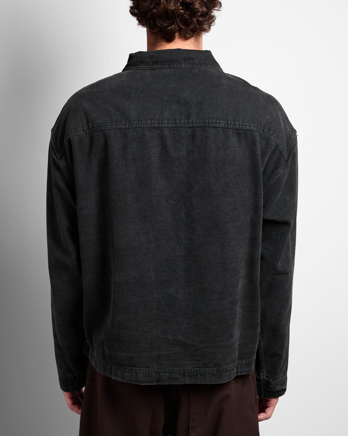 MS-120 Shift Jacket in Washed Charcoal