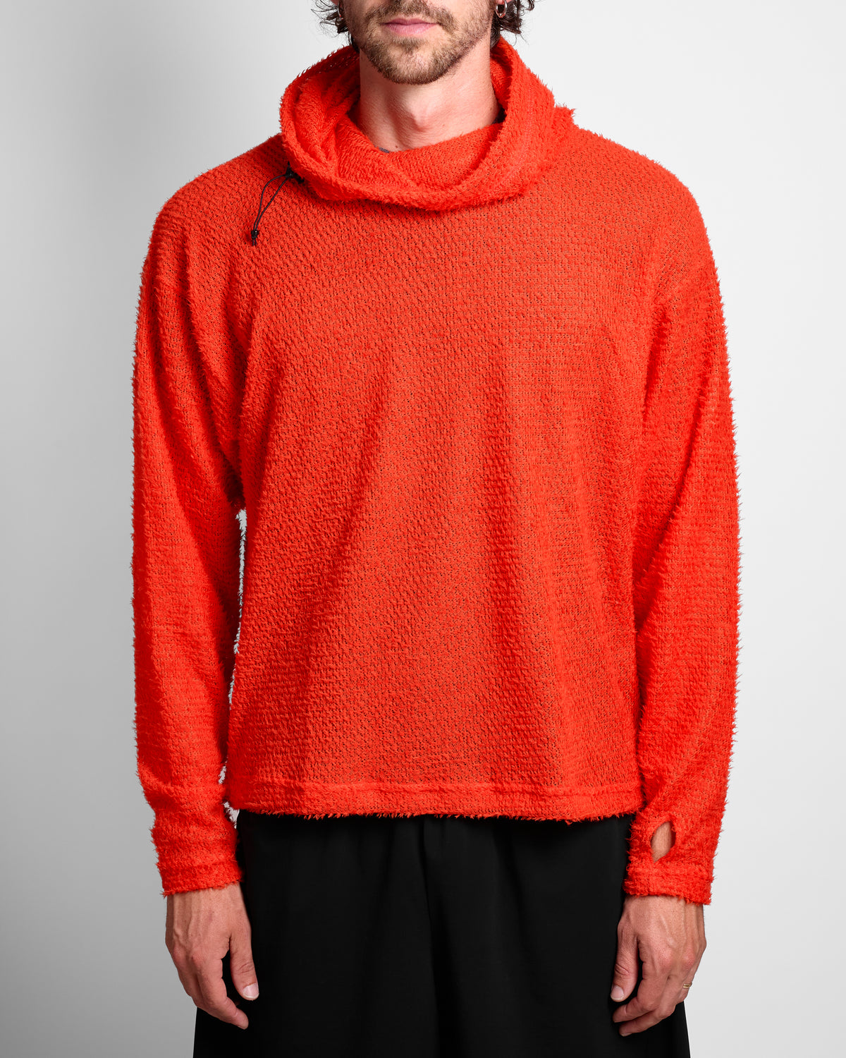 Shag Hoodie v2.0 in Tangerine Tango