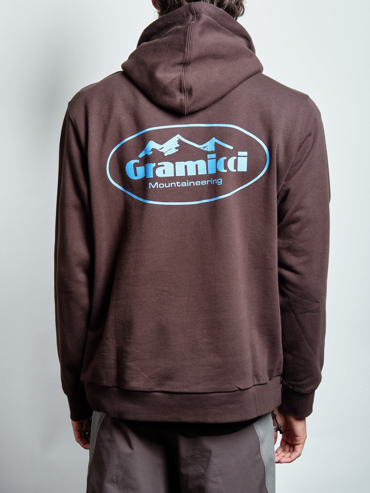 Mountaineering Hooded Sweatshirt in Dark Brown