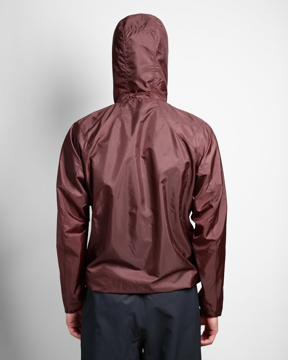 Airly Shell Packable Wind Jacket in Red Carnelian