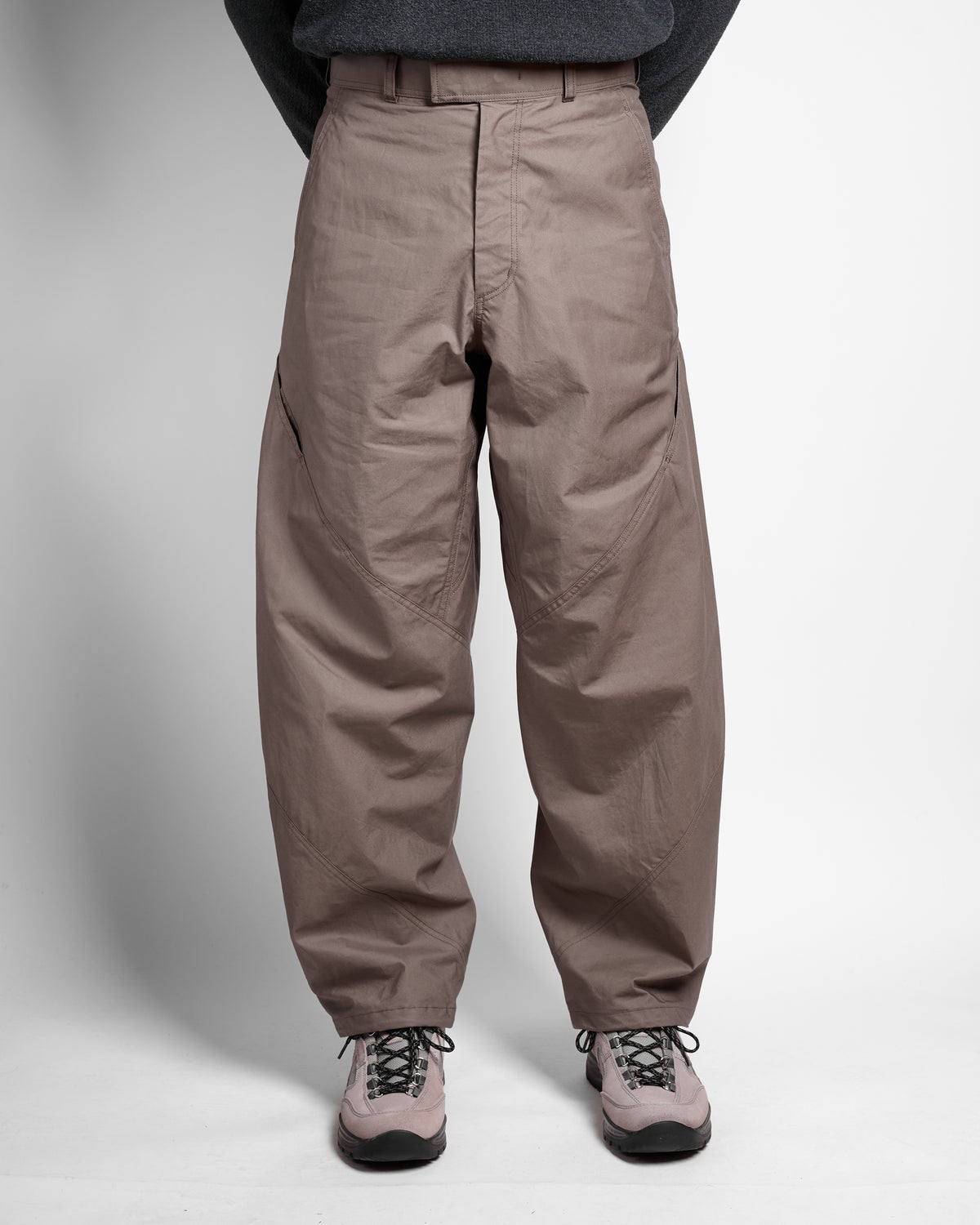 High Density Cotton Helicoid Pants in Falcon