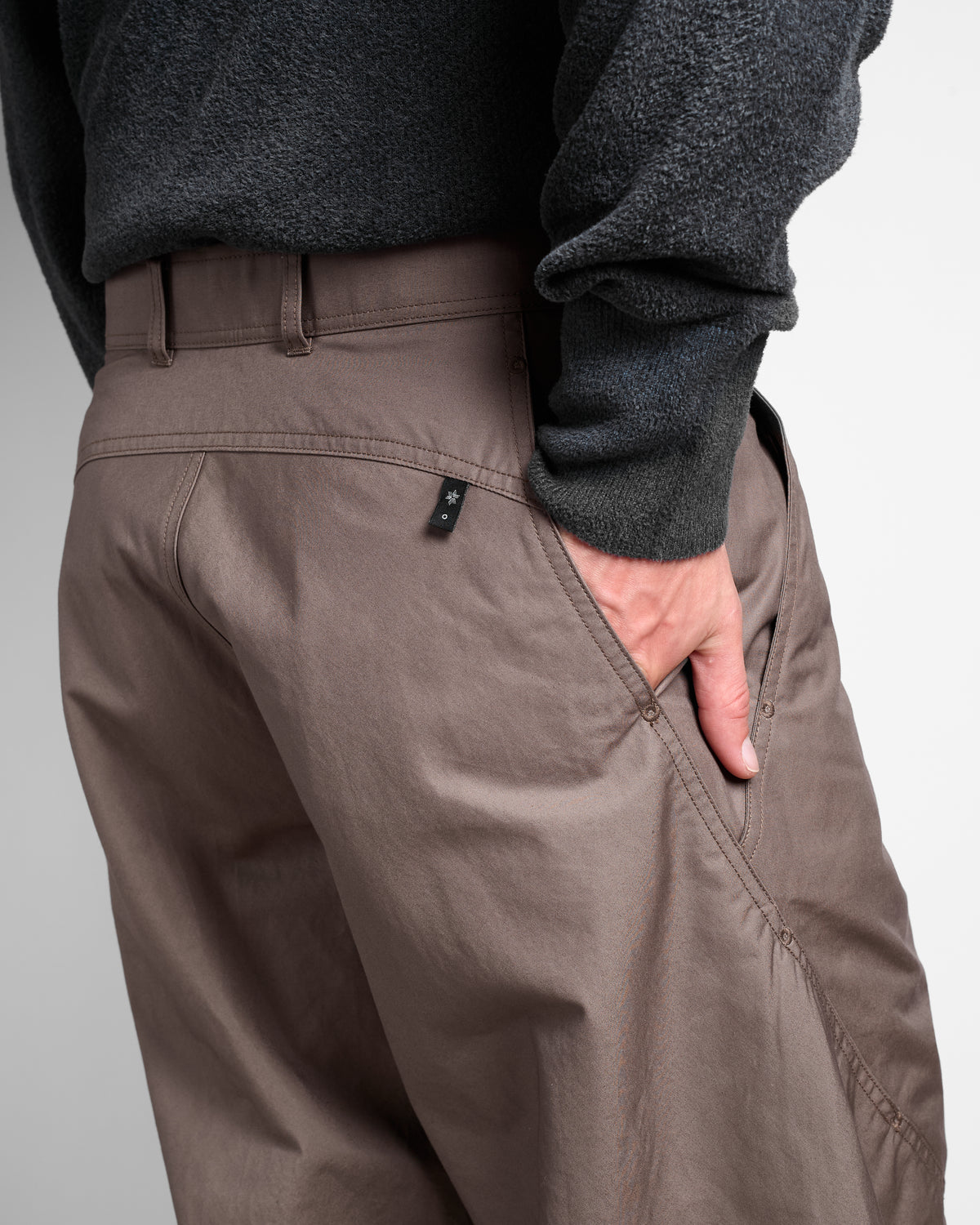 High Density Cotton Helicoid Pants in Falcon