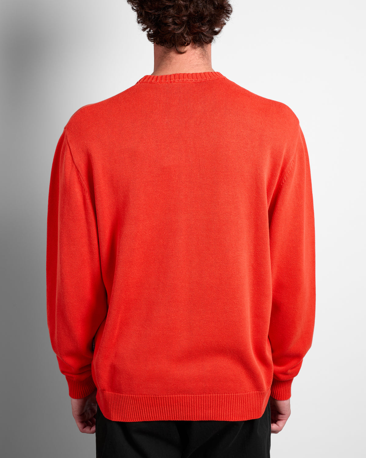 Cotton Knit Crew in Cayenne