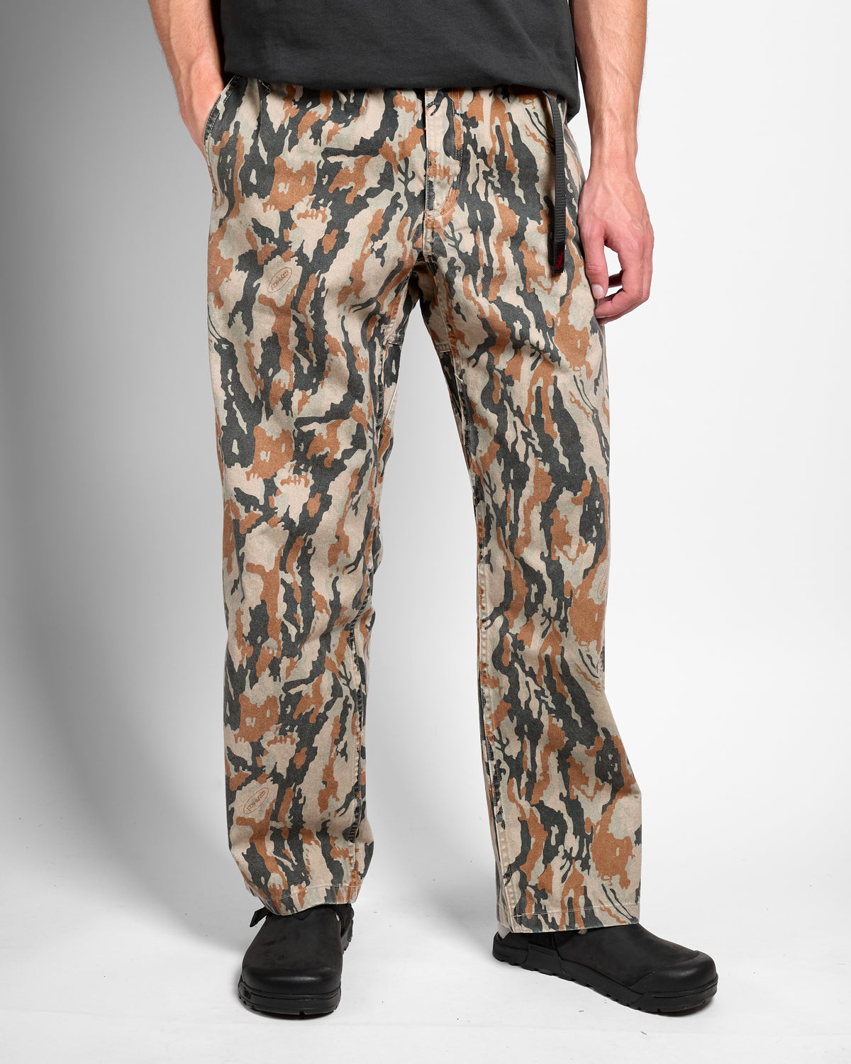Denim Gramicci Pant Straight Fit in Bark Camo
