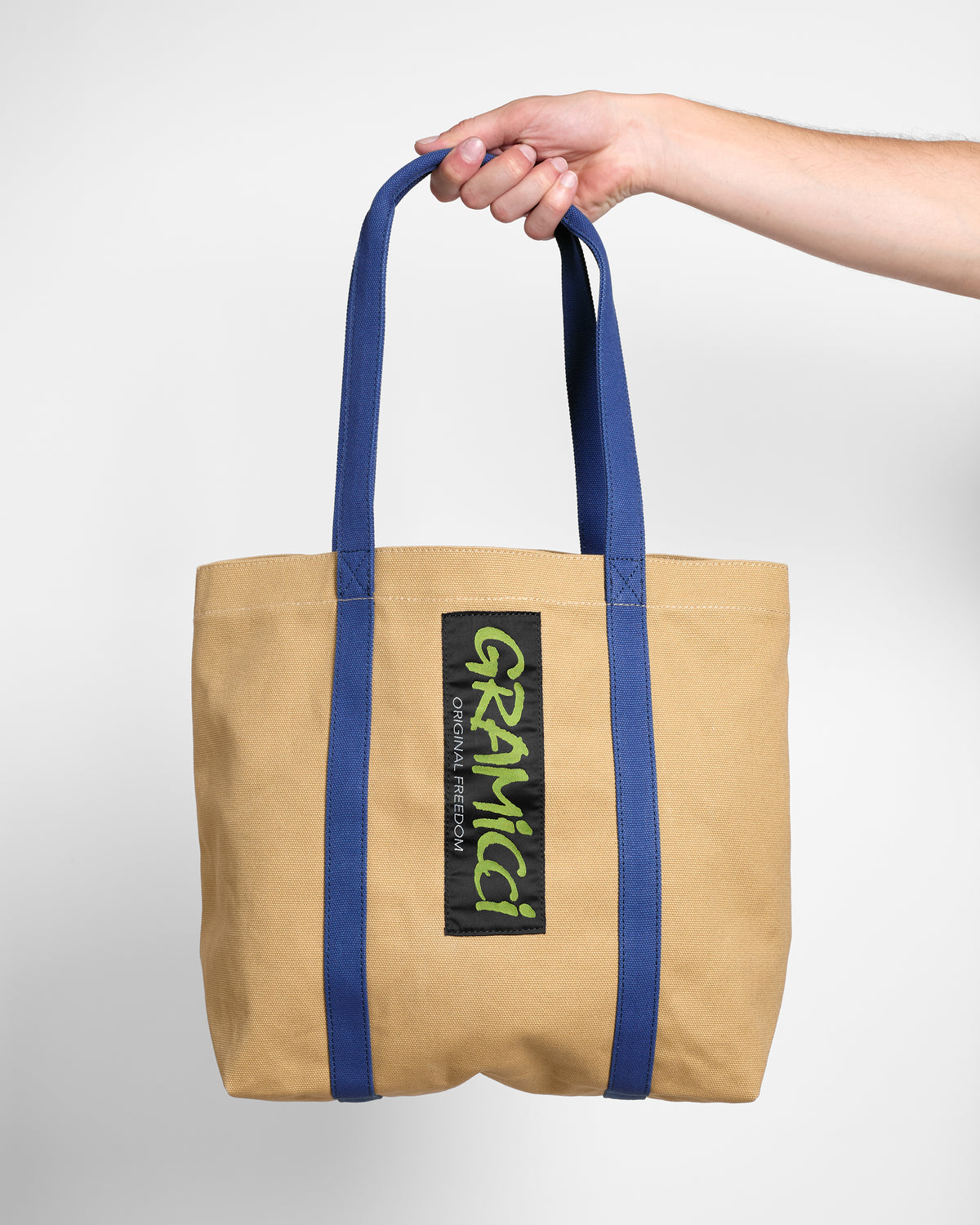 Duck Canvas Tote Bag in Tan