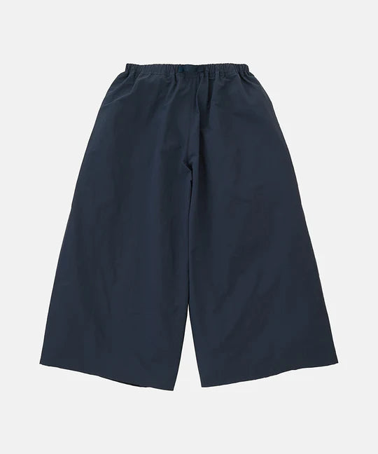 Woven Nylon Flare Pant in British Navy