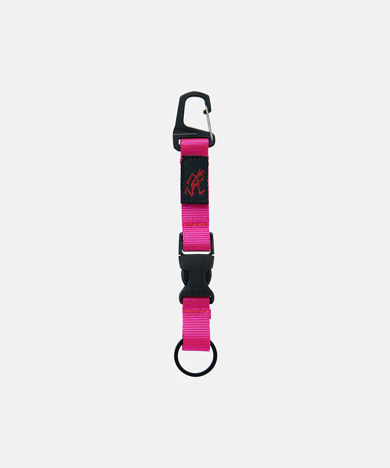 Webbing Key Holder in Pink