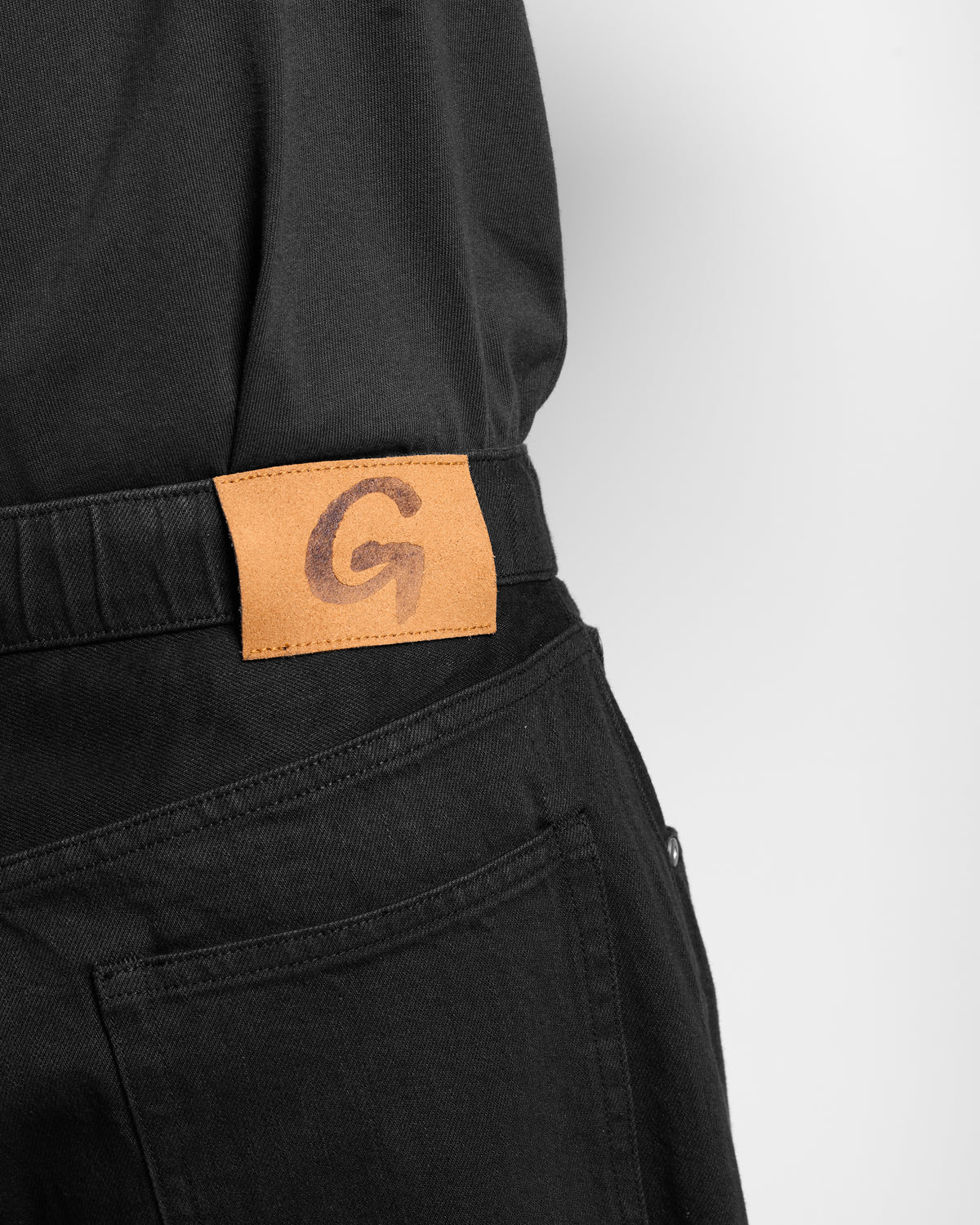 Japanese 5-Pocket Denim Pant in Black