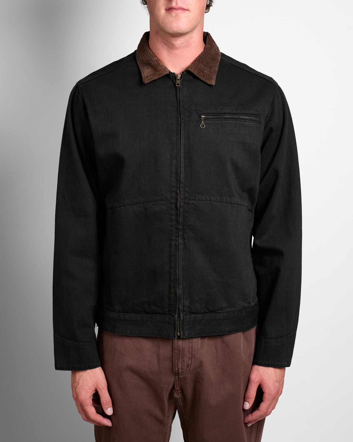Japanese Denim Trucker in True Black