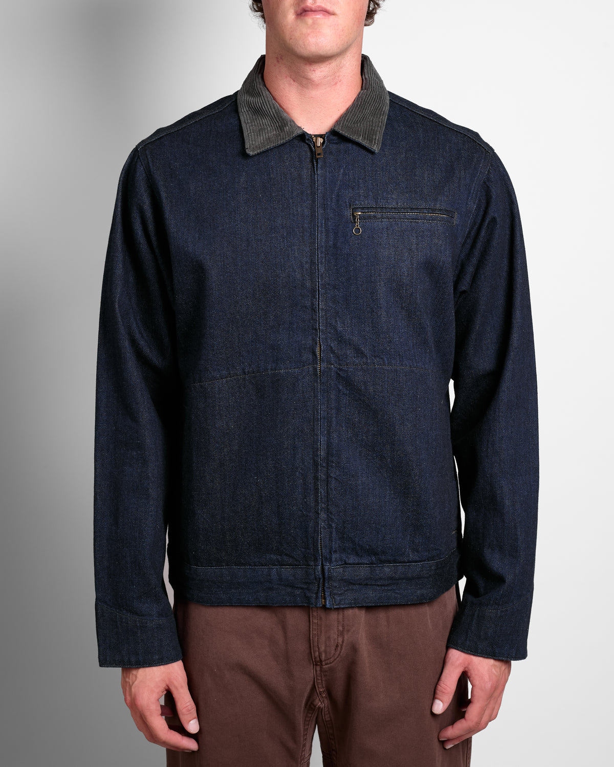 Japanese Denim Trucker in Rinsed Indigo