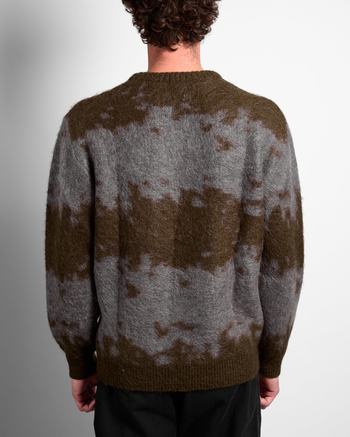Mohair Splatter Sweater in Slate Splatter