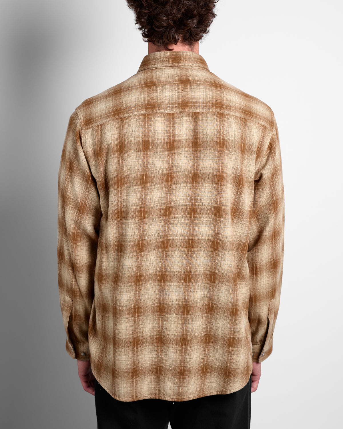 Piled Flannel Shirt in Sand