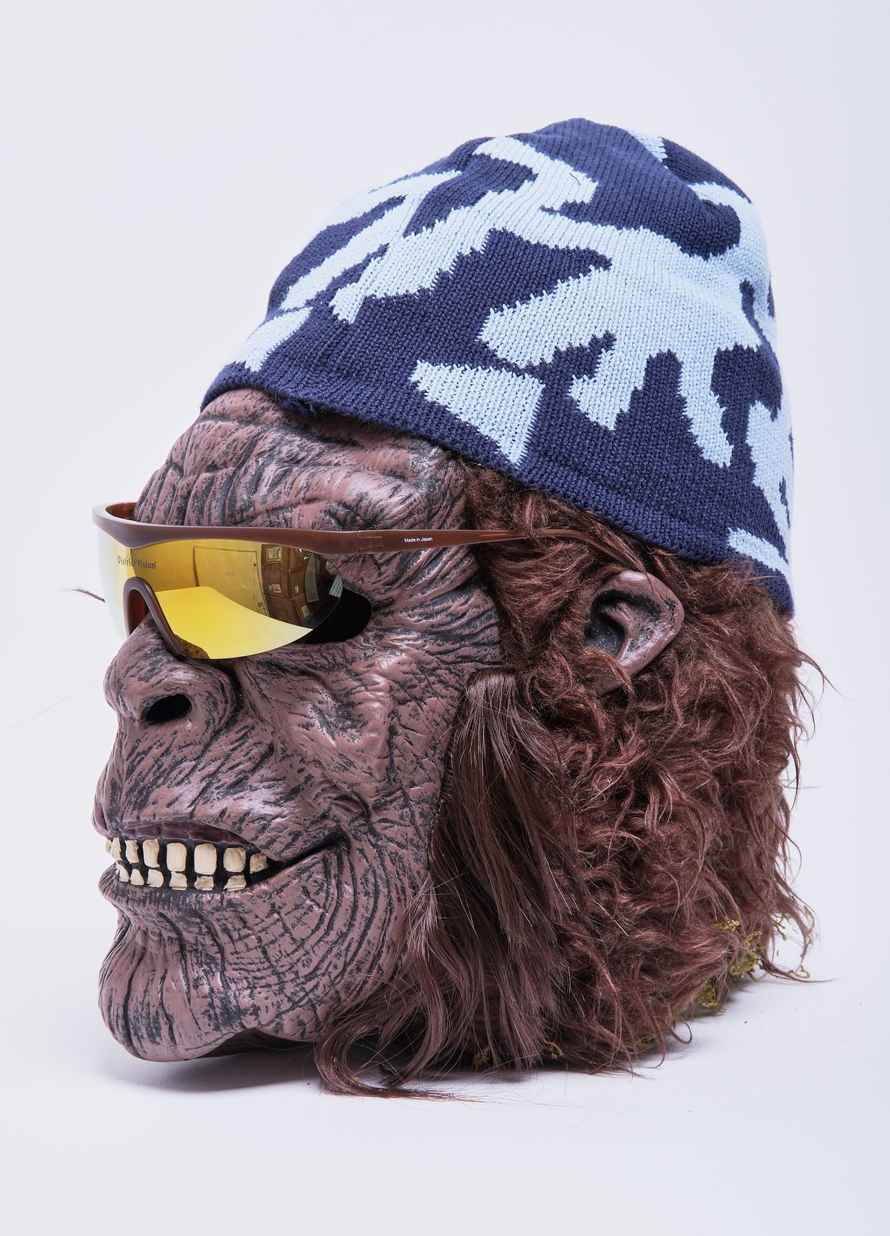 Burly Runningman Beanie in Splatter Blue