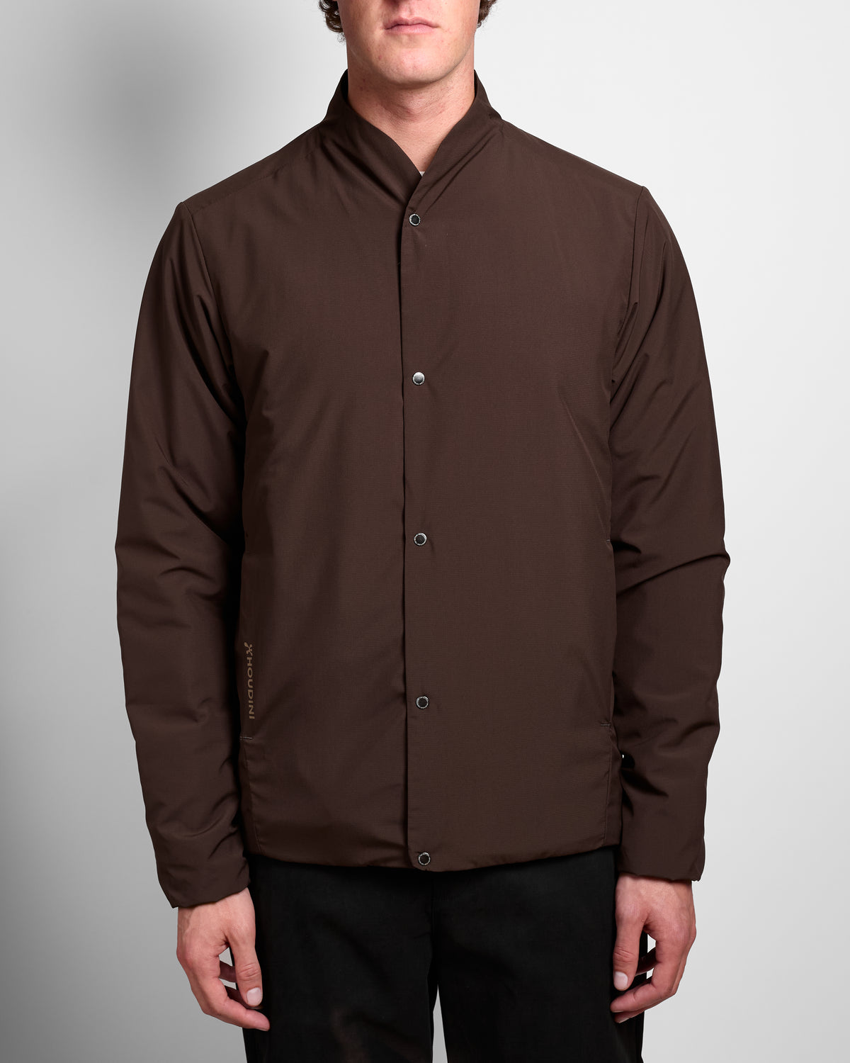 Enfold Jacket in Brown Illusion