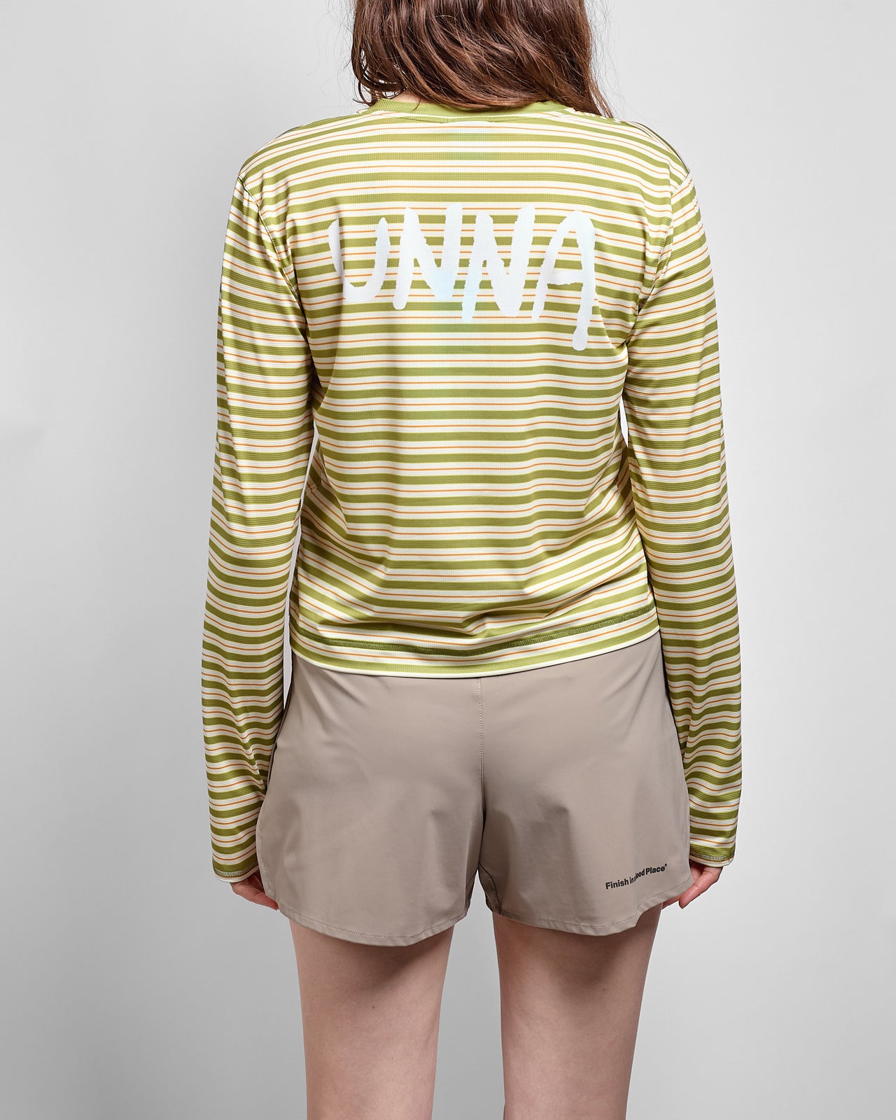 W's Striped LS in Sage Stripe