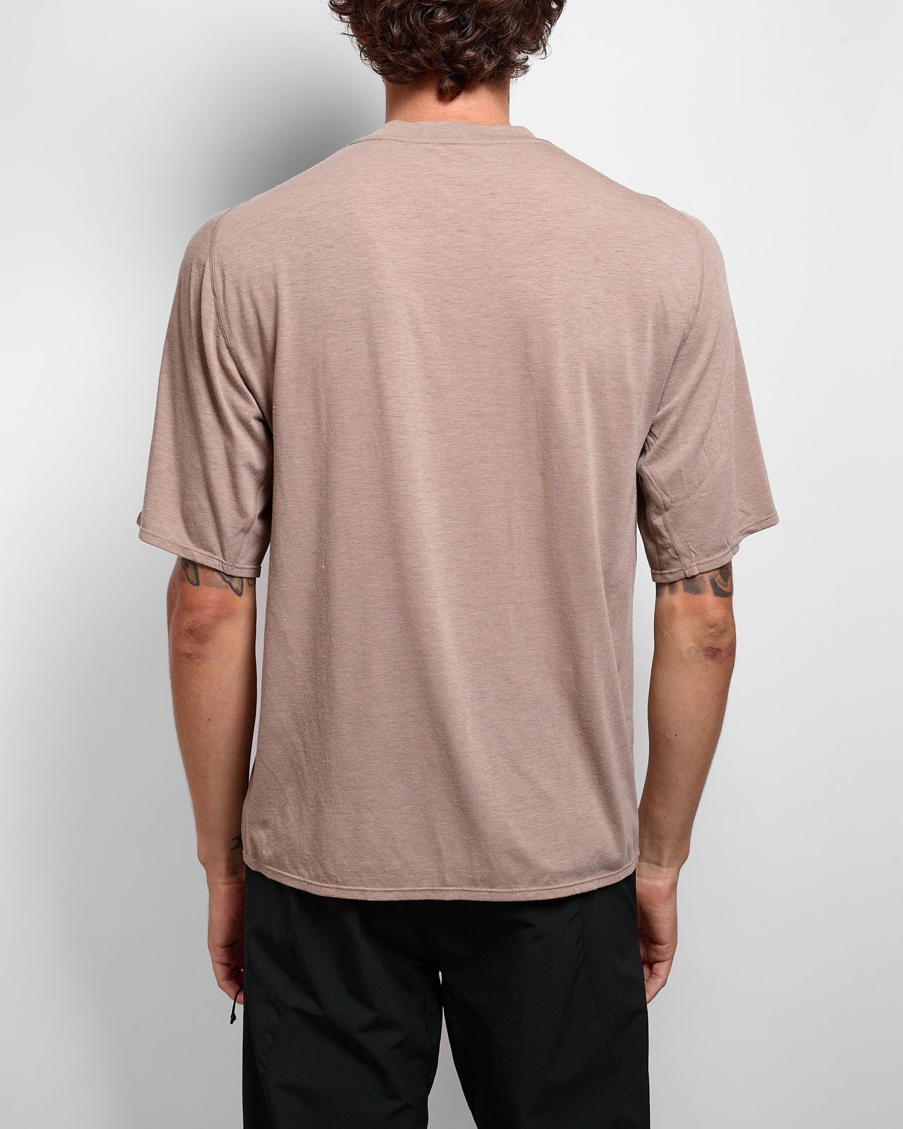 Drift Merino SS T in Desert Taupe