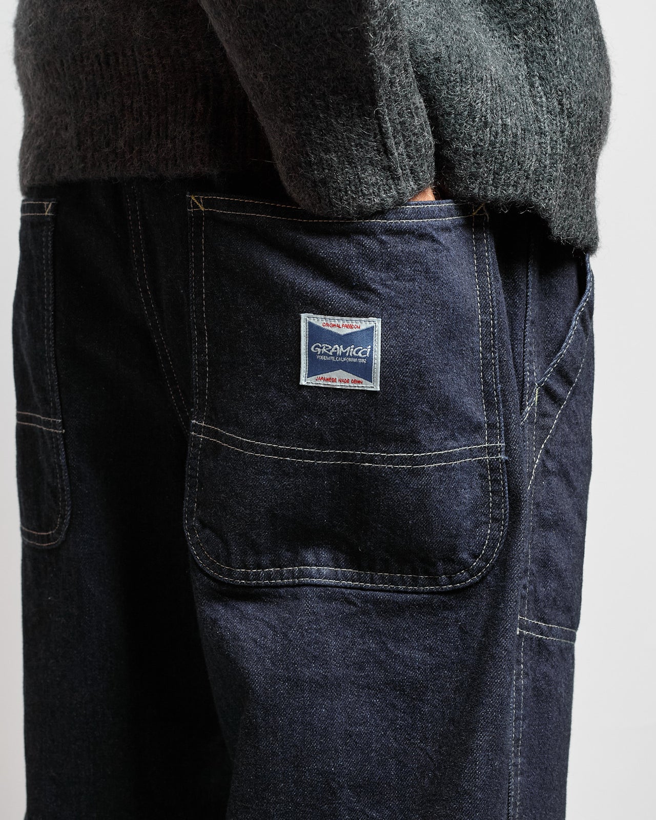 Japanese Slub Denim Pant in Indigo