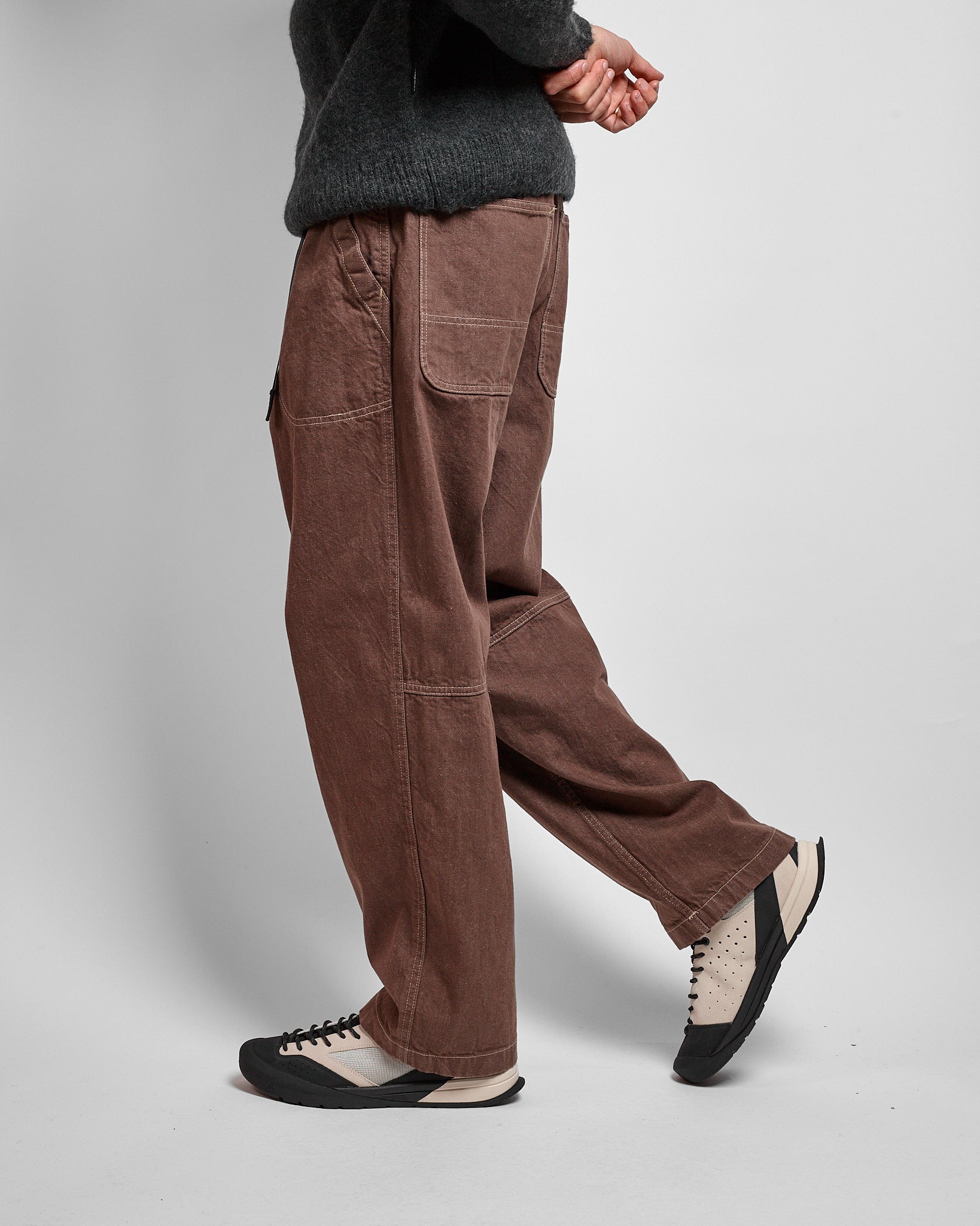 Japanese Slub Denim Pant in Amber ~ Windthrow