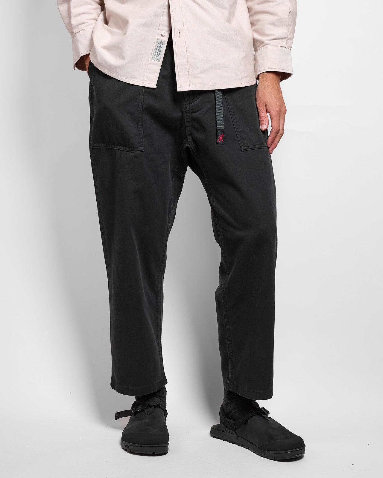 Loose Tapered Pant in Black