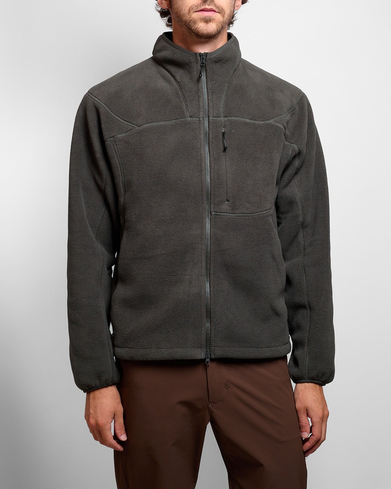 Loam Fleece Jacket in Dark Olive