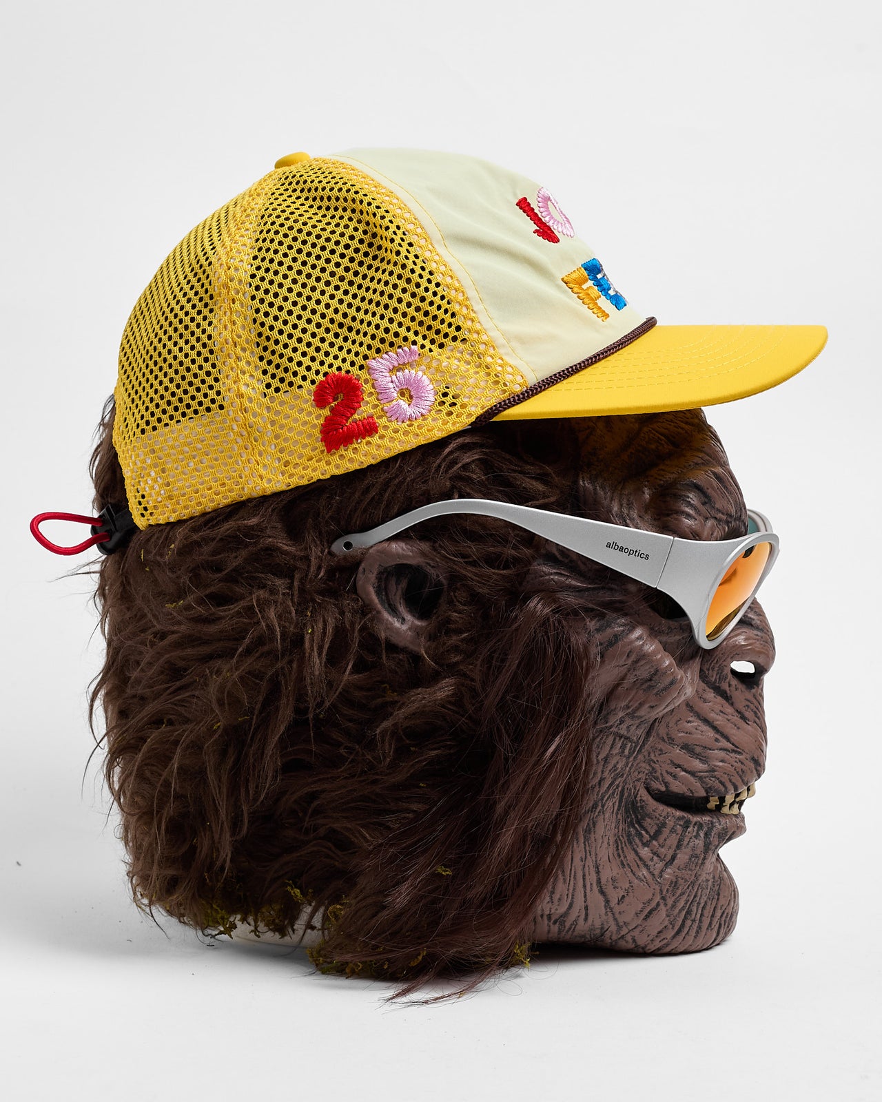 Jog Fest Trucker Hat in Yellow