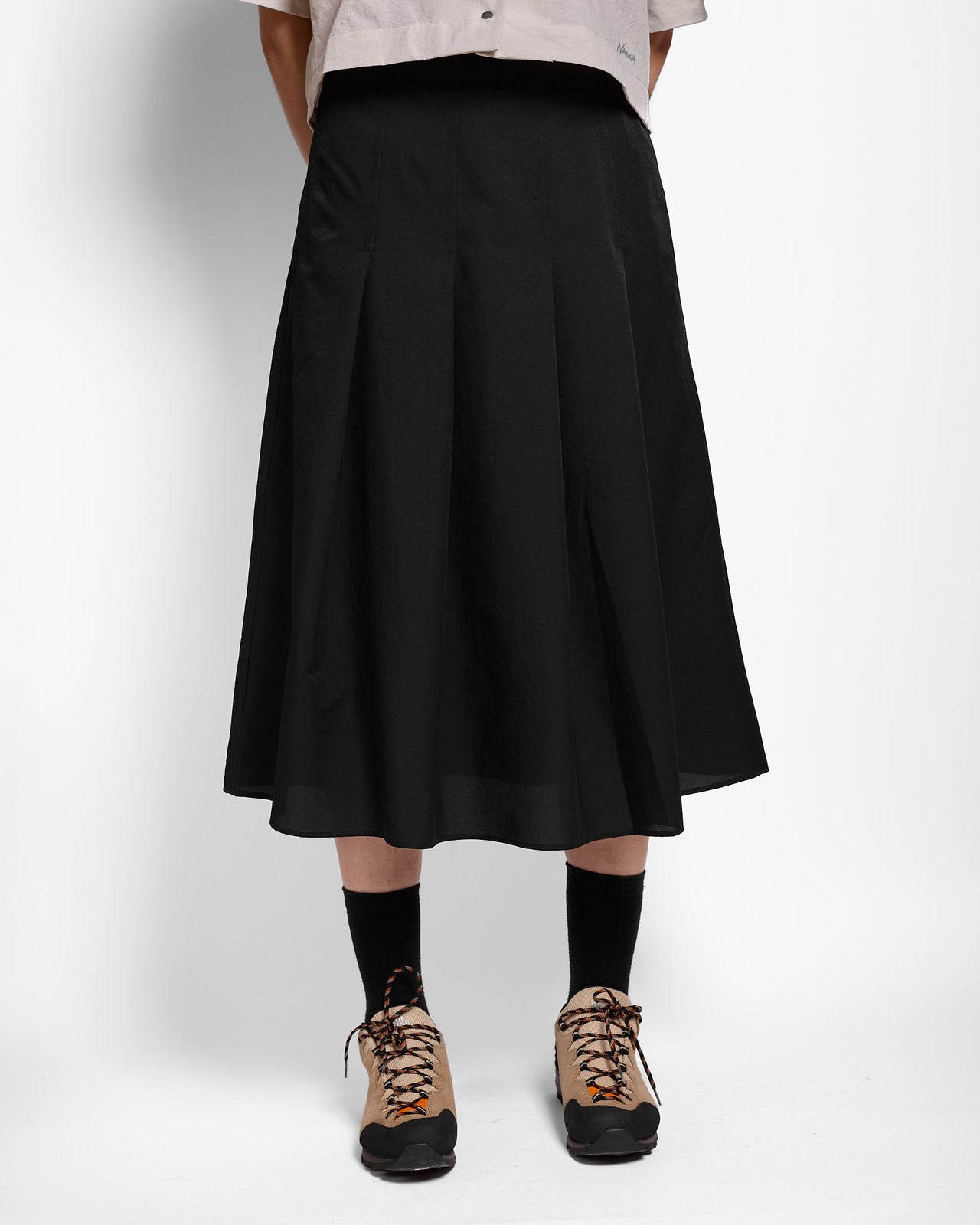 DotAir® Comfy Pleated Skirt in Black