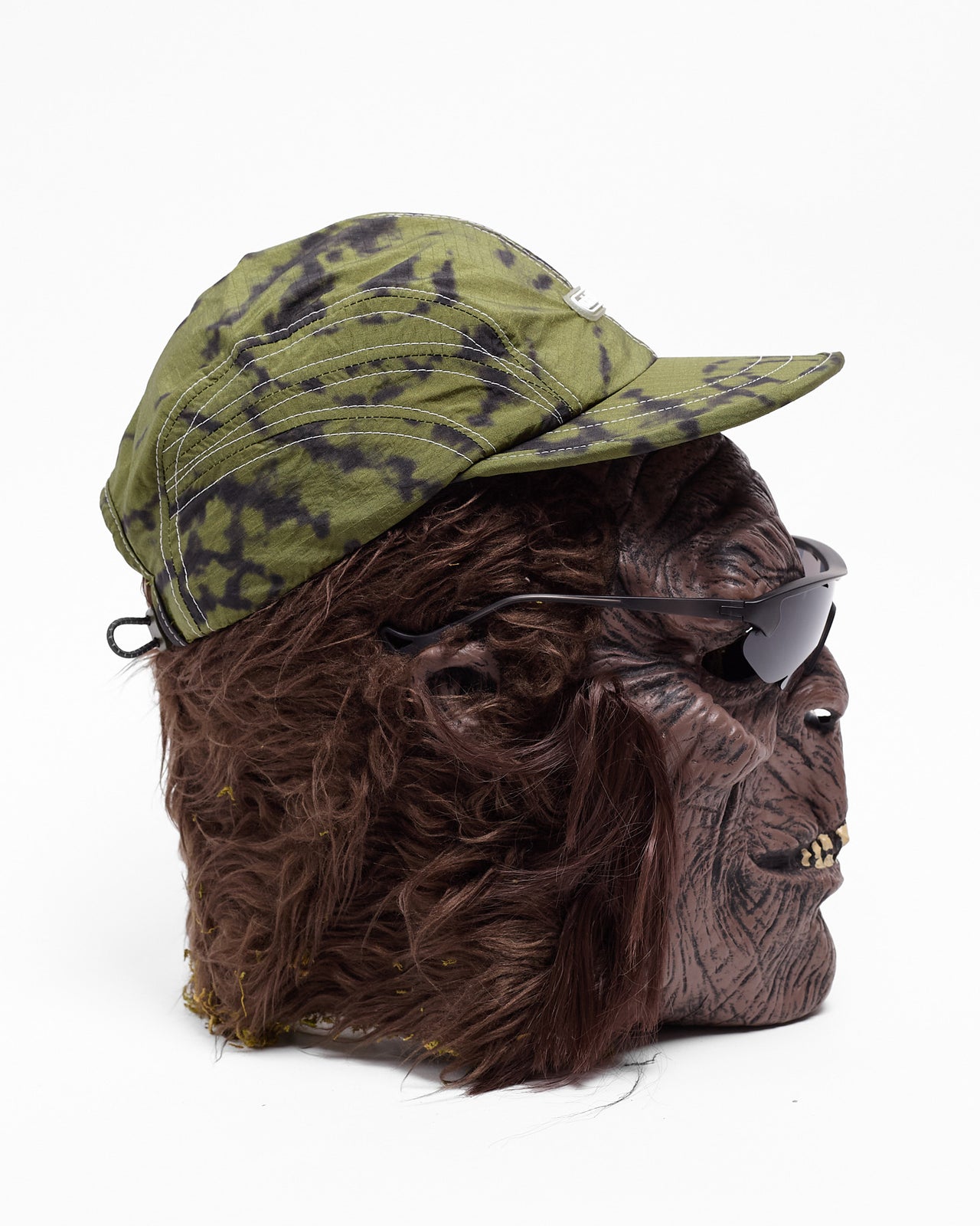 Scanner Panelled Cap in WT Green/Black