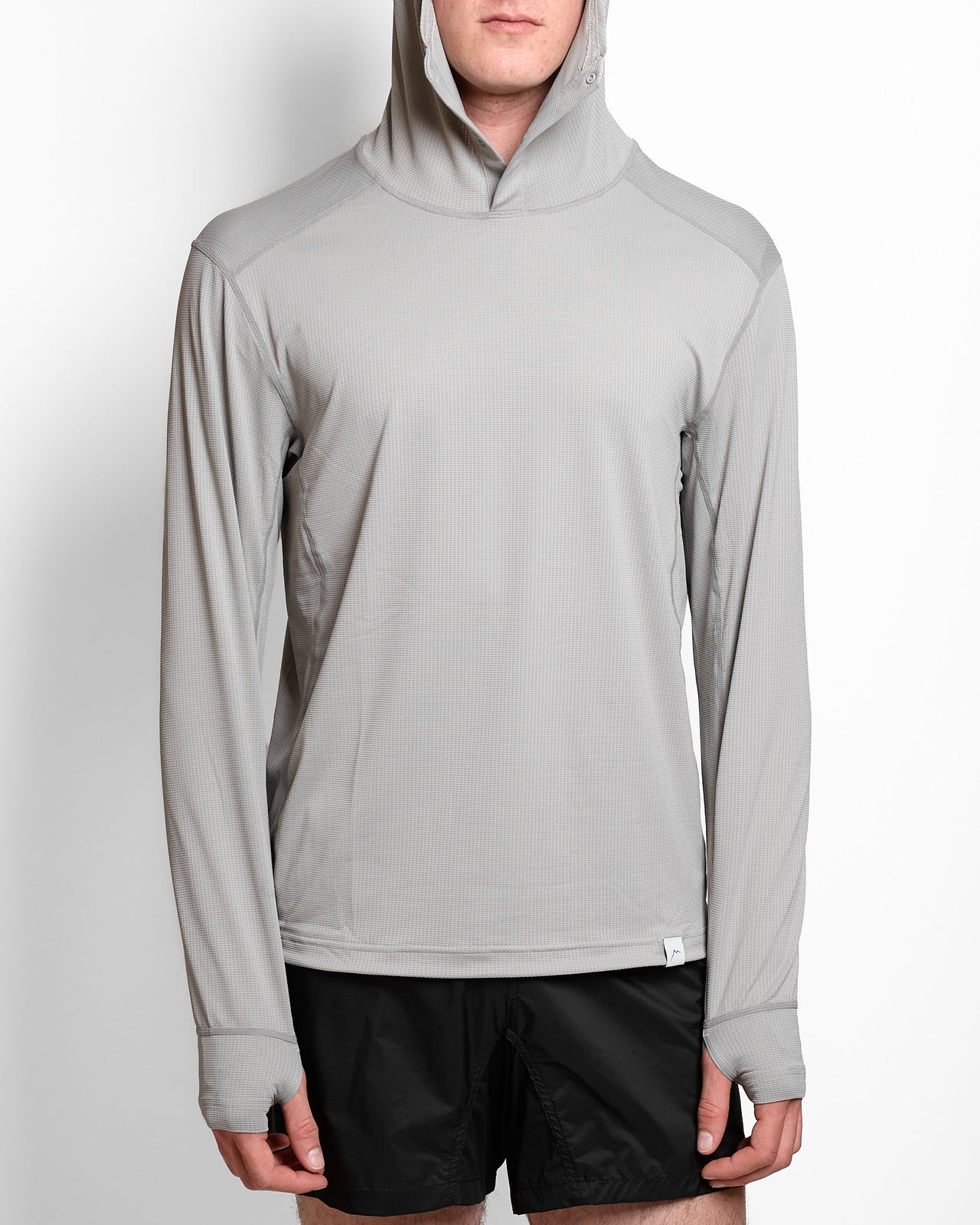 Snap Air Hoody in Light Grey
