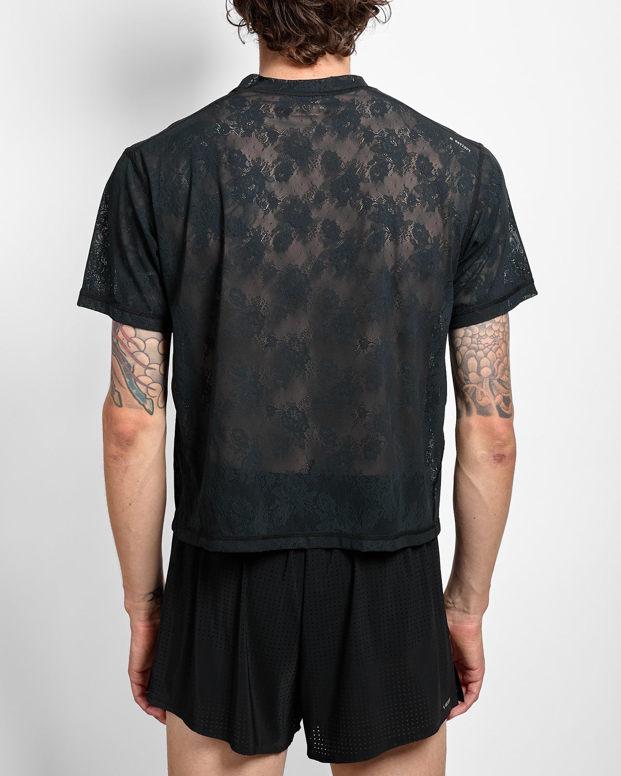 SpaceLace™ T‑Shirt in Black
