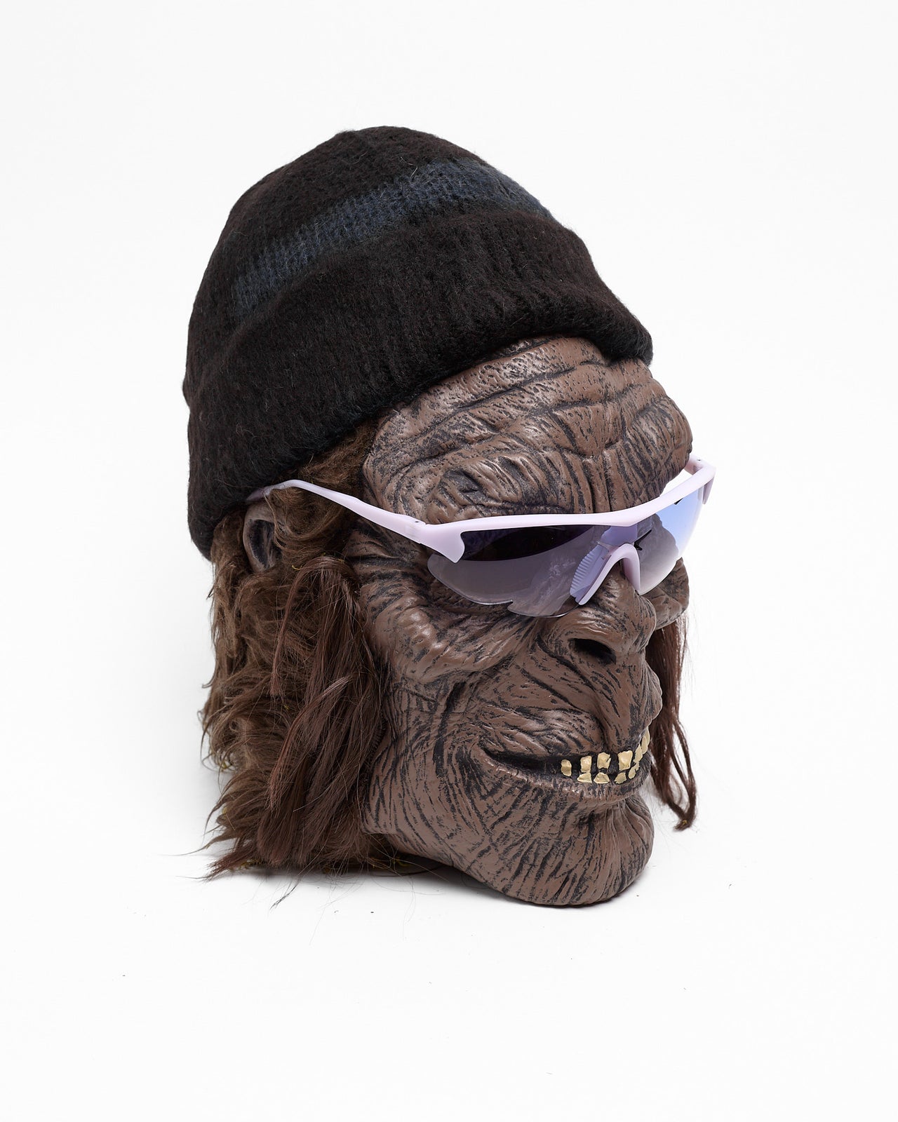 Mohair Beanie in Black