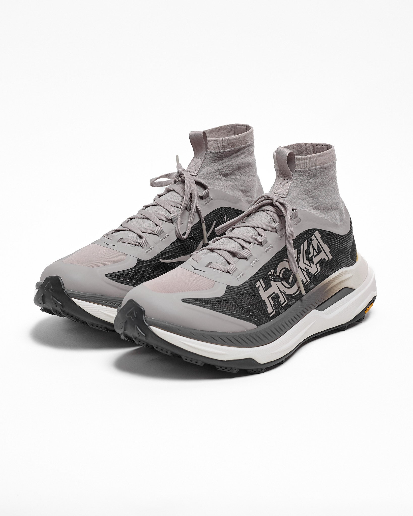 Hoka Tecton x 3 Men Shoe Cement/Black 8.5 D
