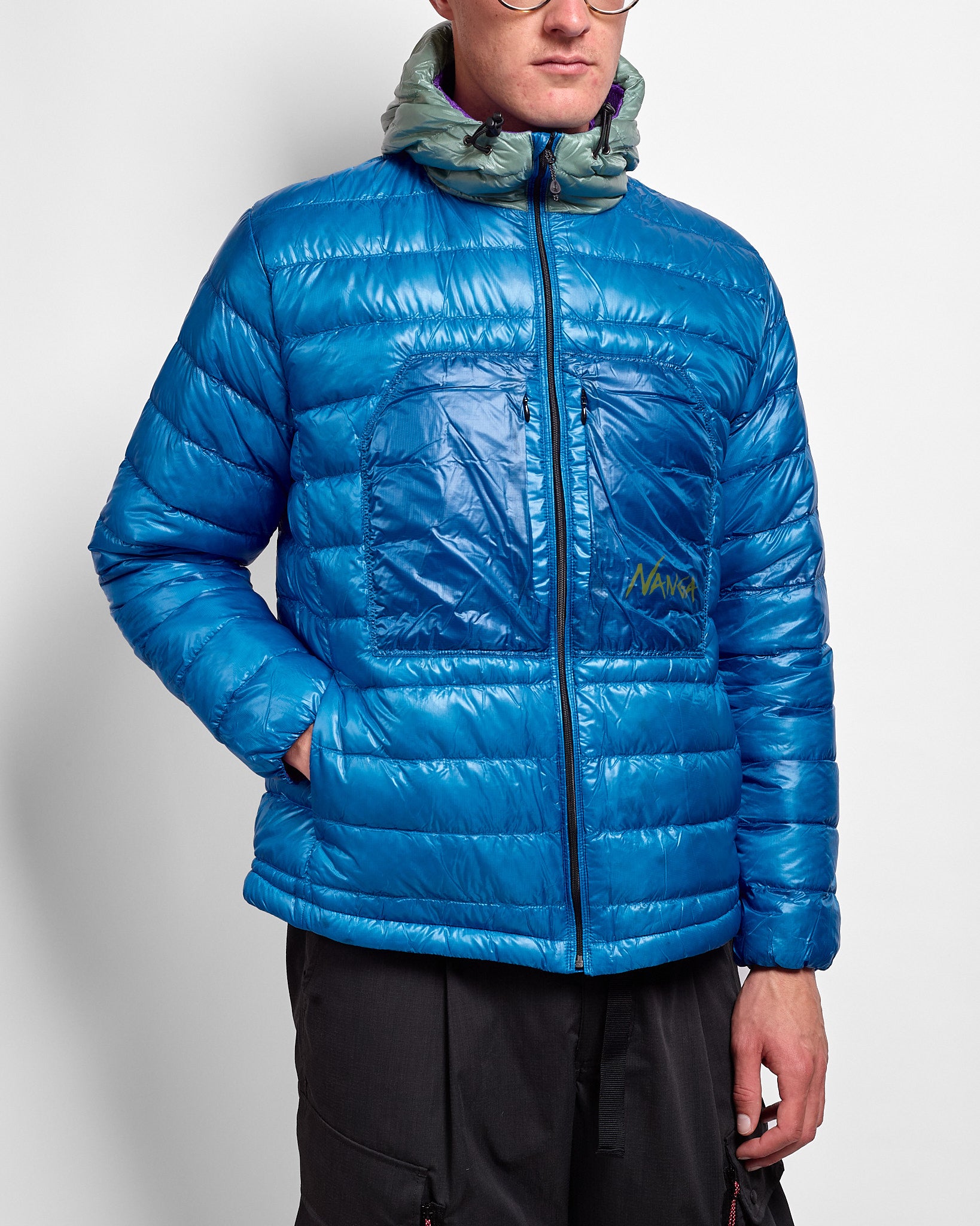 Ultilight Down Packable Parka in Blue ~ Windthrow