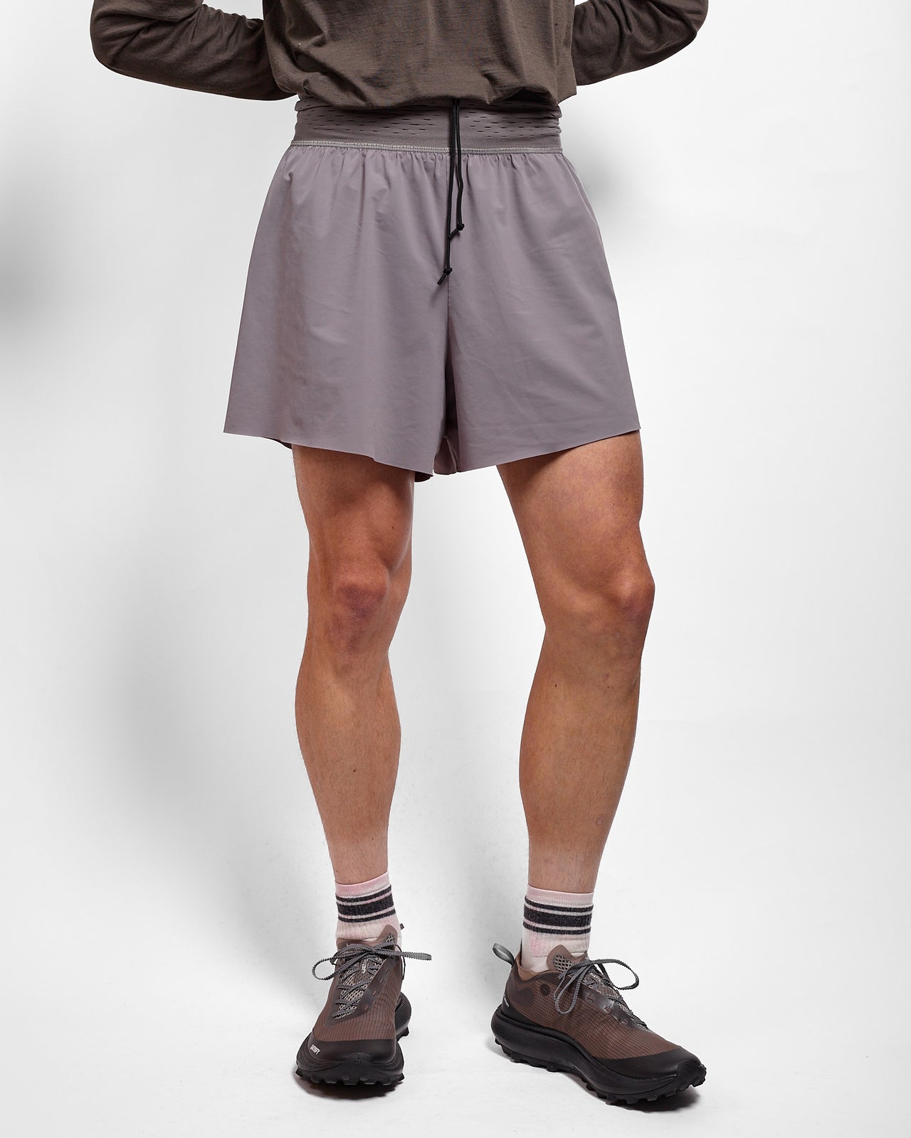Warp Short Short in Charcoal