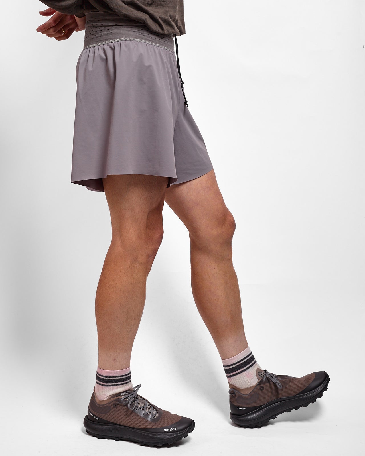 Warp Short Short in Charcoal