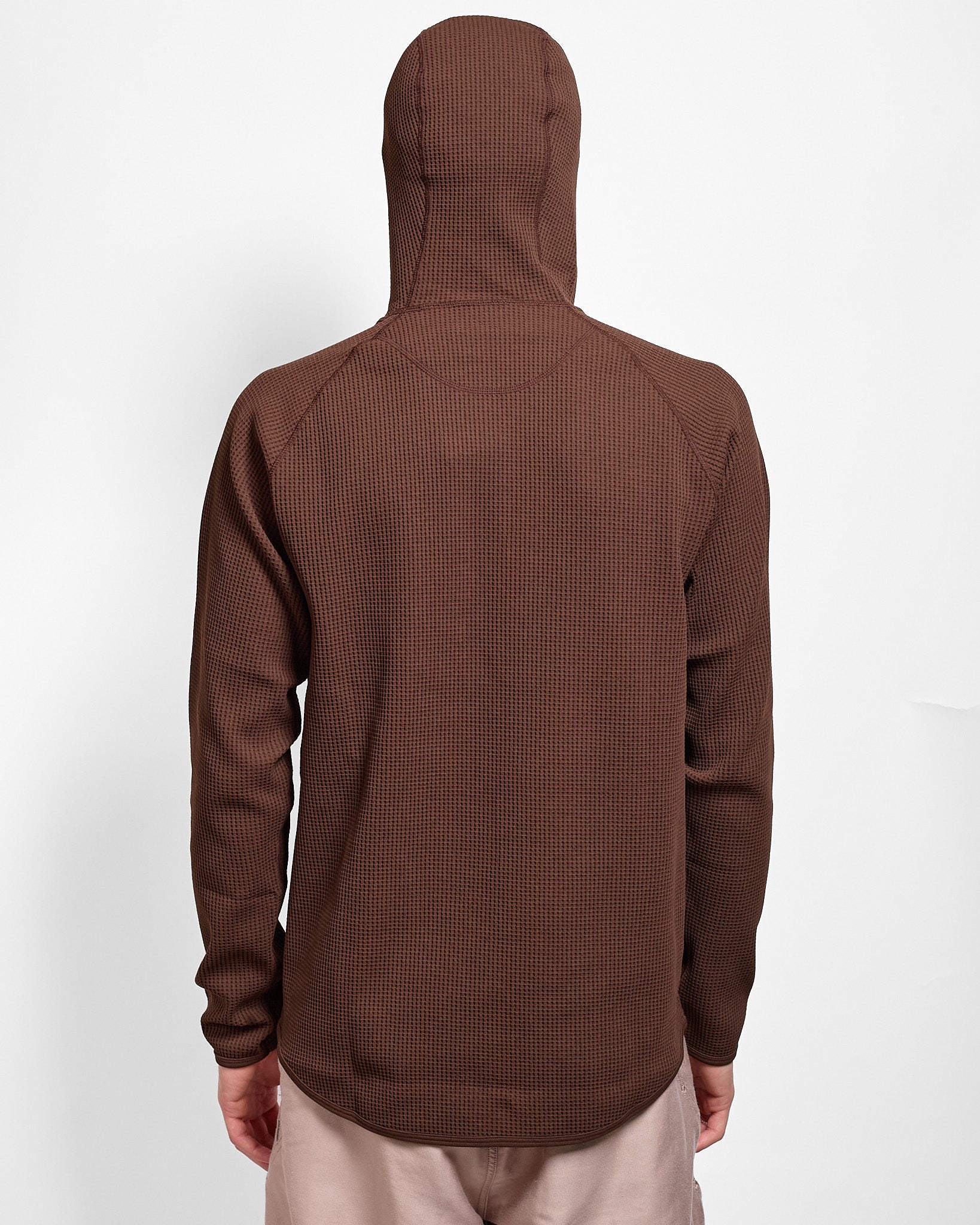 WF Light L/S Hoodie in Chicory Brown ~ Windthrow