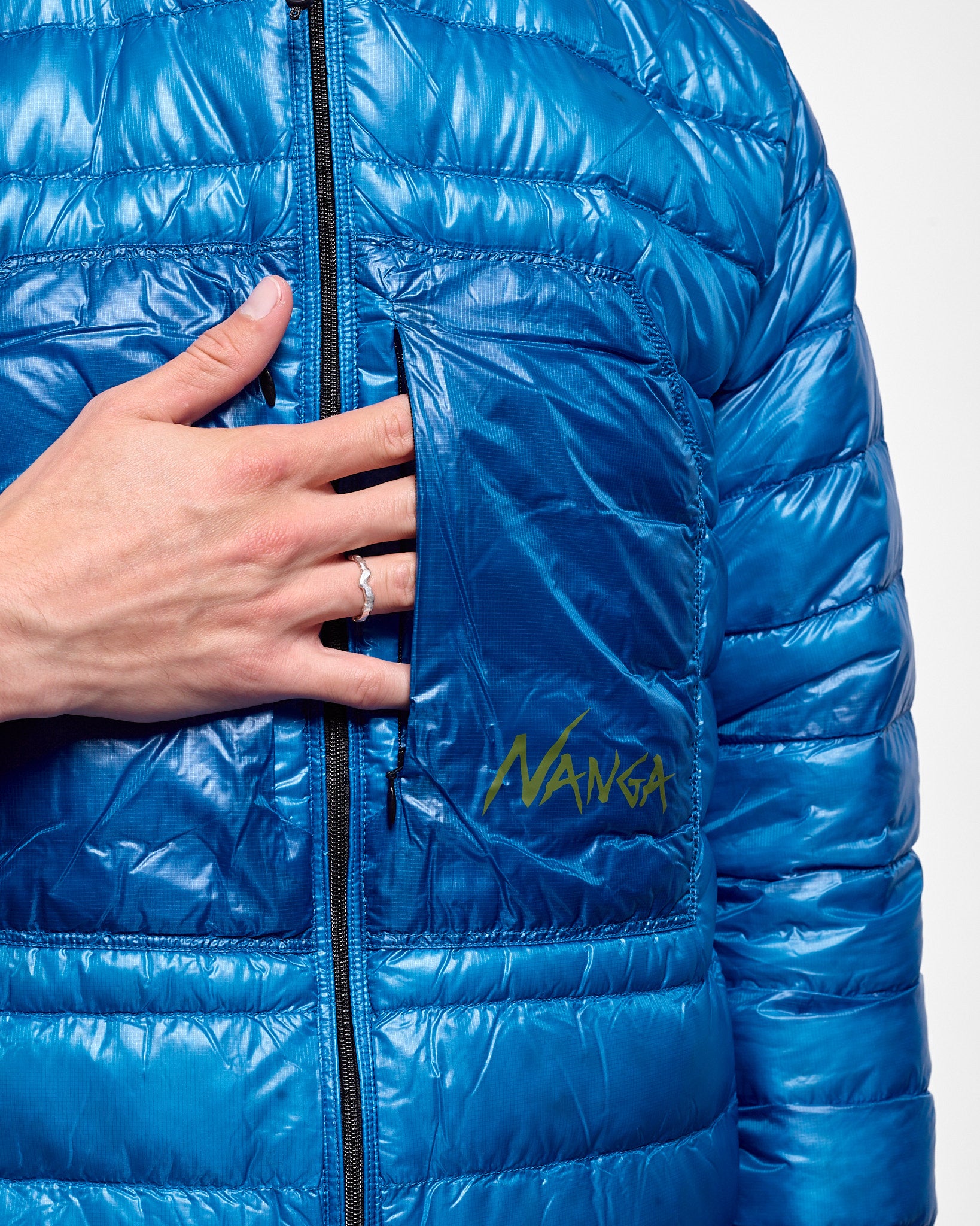 Ultilight Down Packable Parka in Blue ~ Windthrow