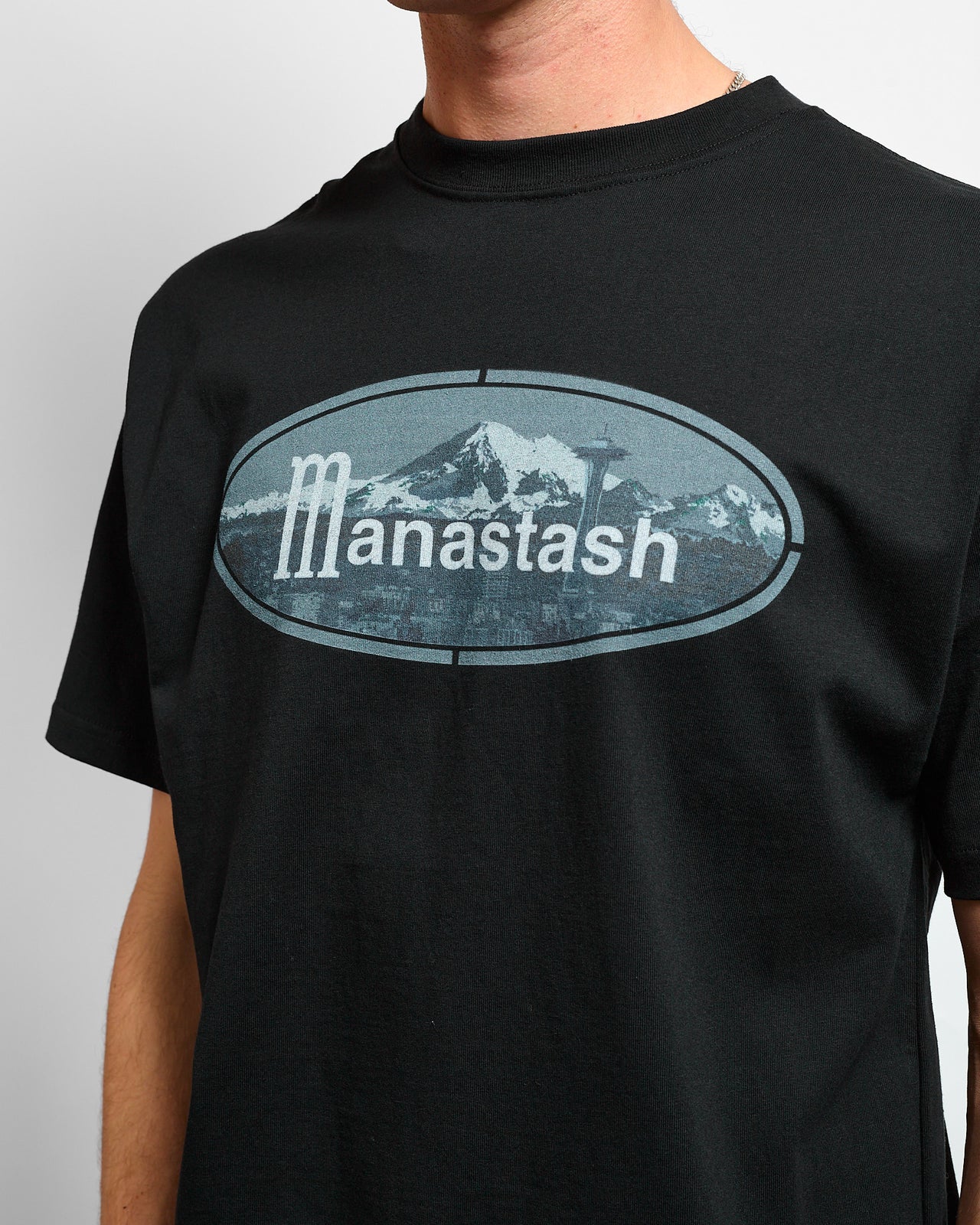 CiTee Ridge Logo Tee in Black