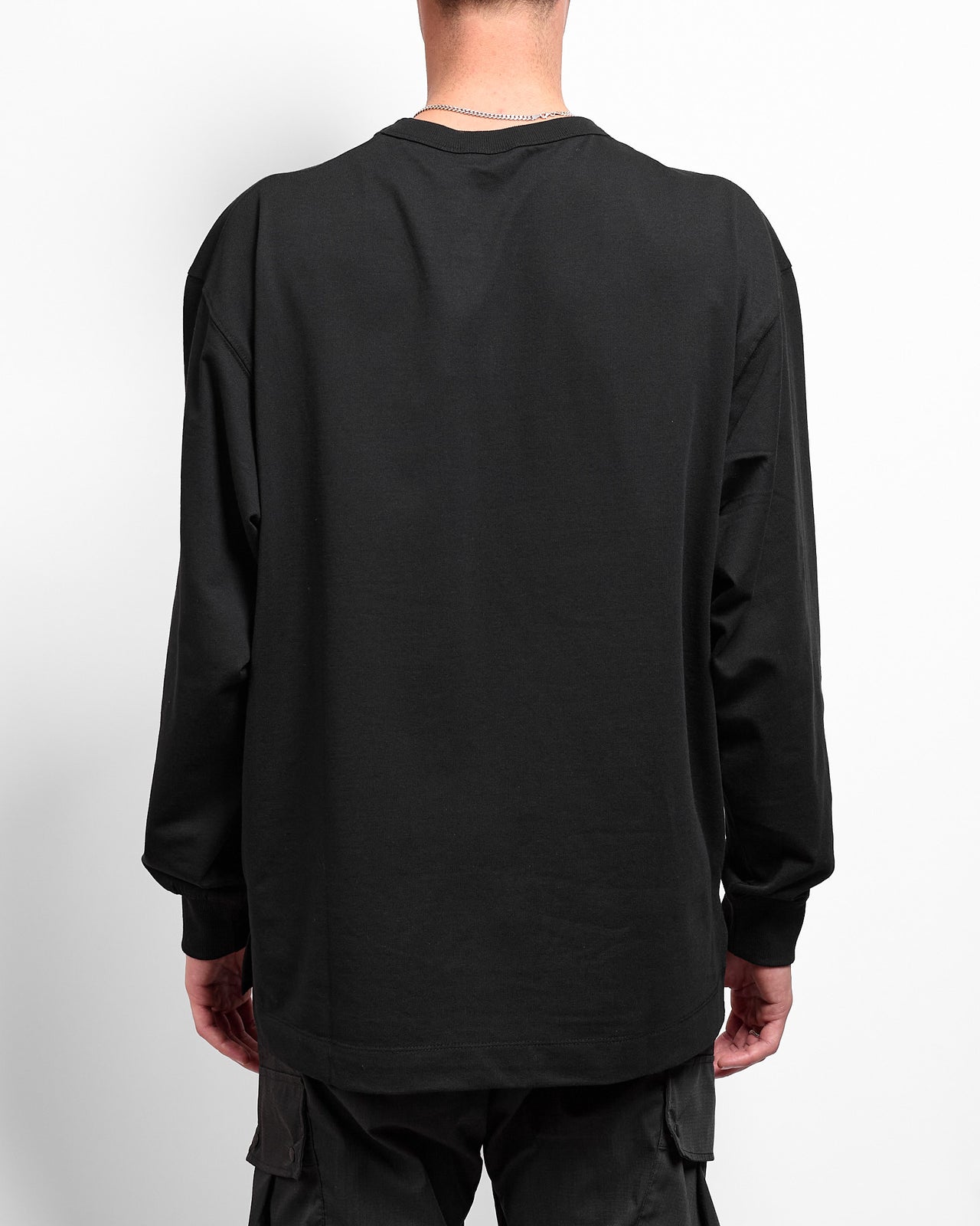 Eco Hybrid L/S Tee in Black