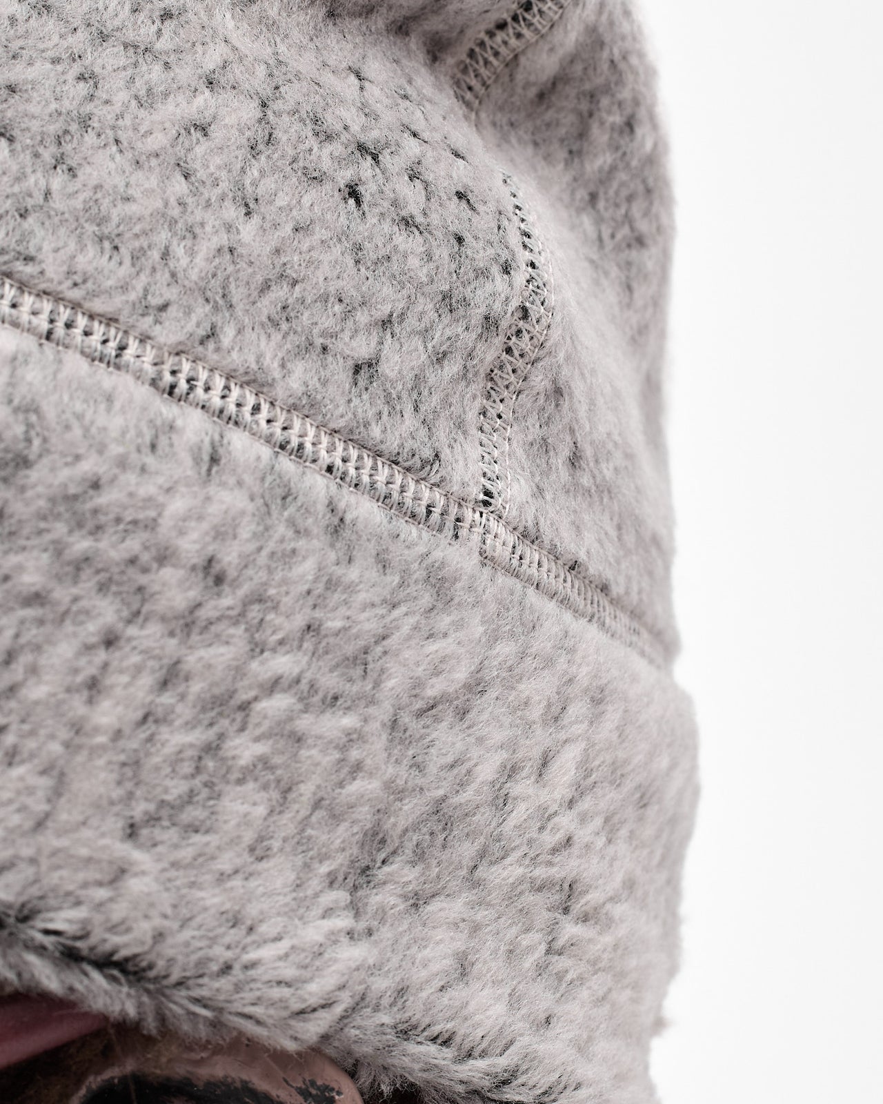 High Loft™ Wool Beanie in Silver Crème