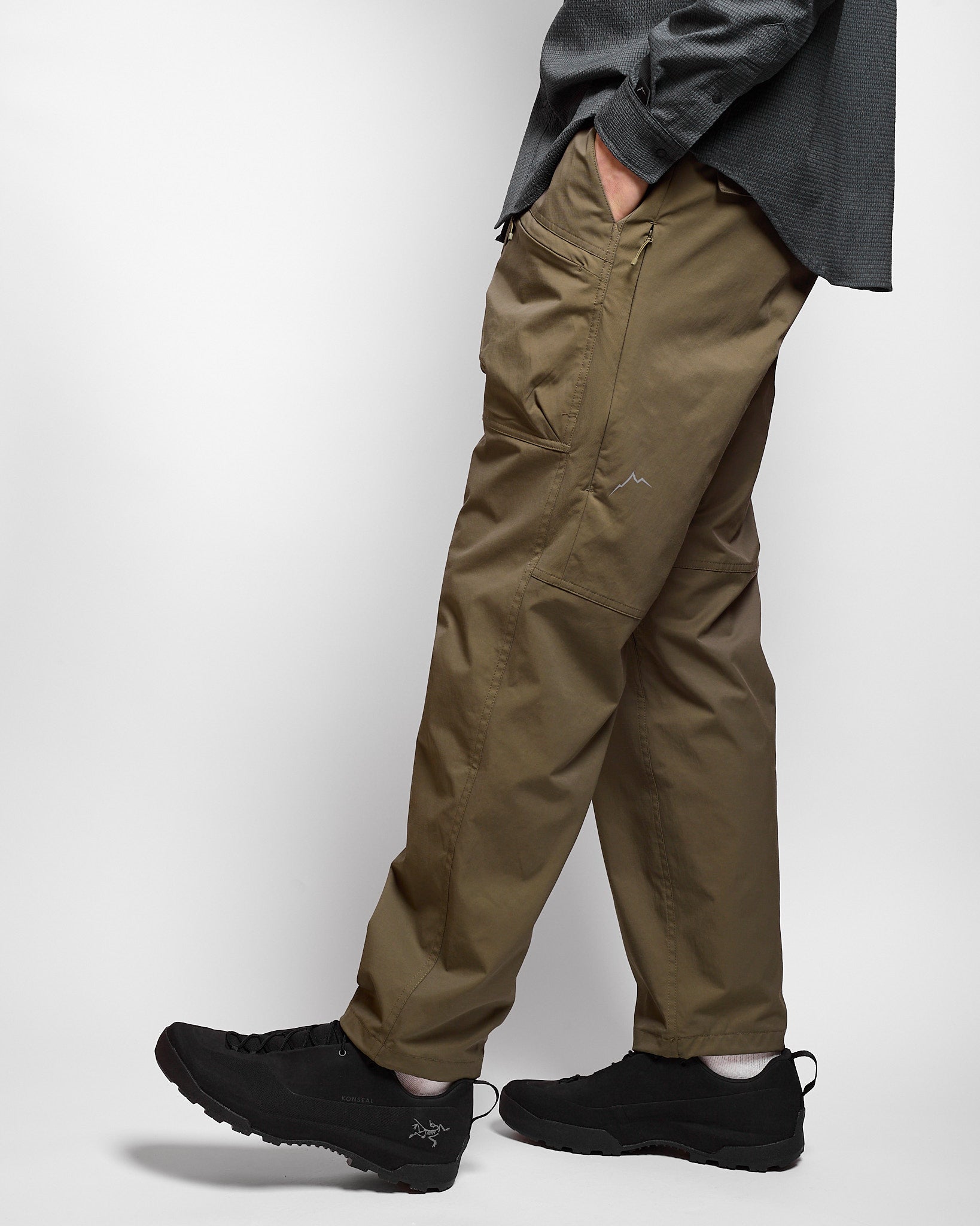 NC Stretch Hiking Pants 2 in Brown Khaki ~ Windthrow