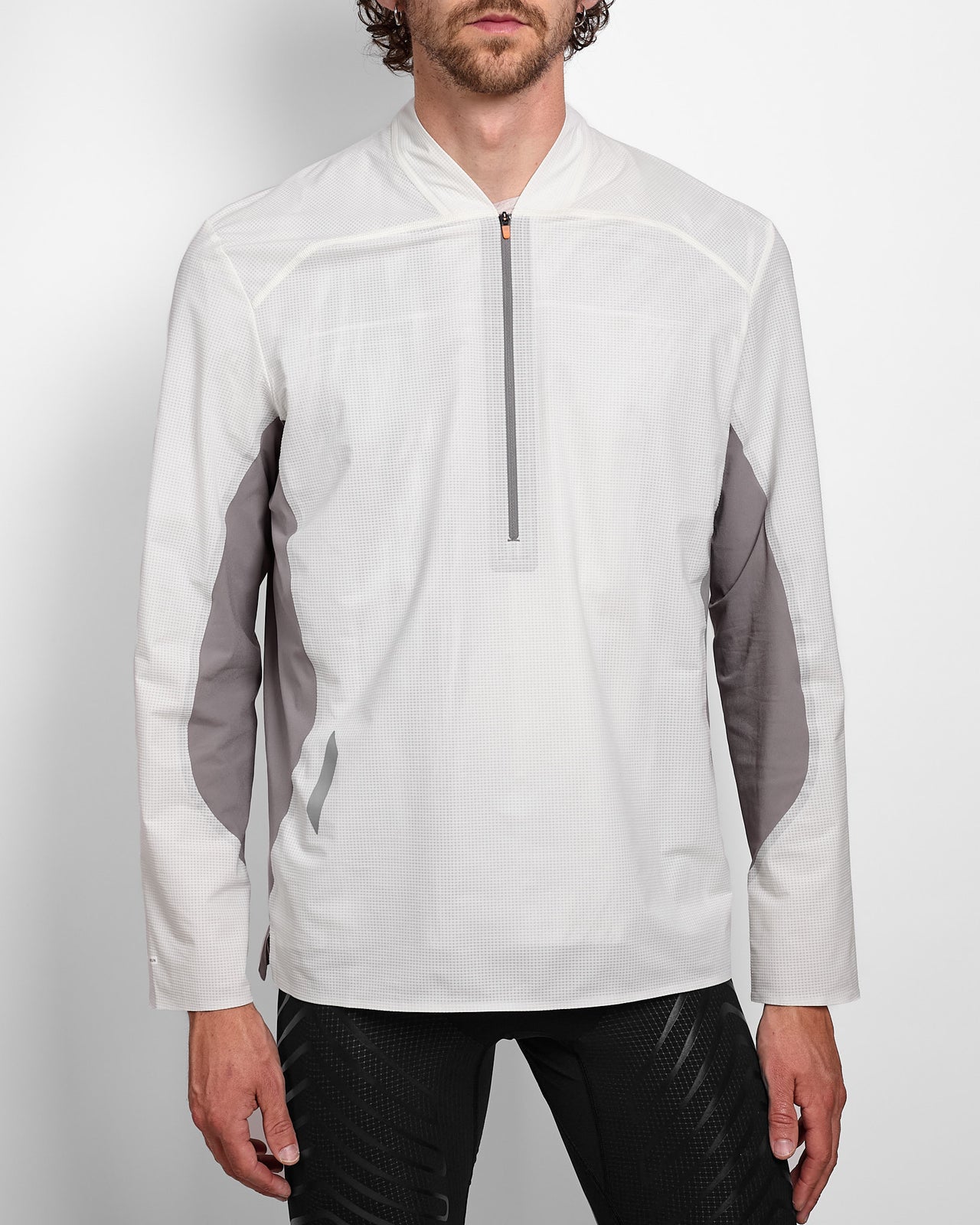 Linen Shell Top in Ecru/Warm Grey