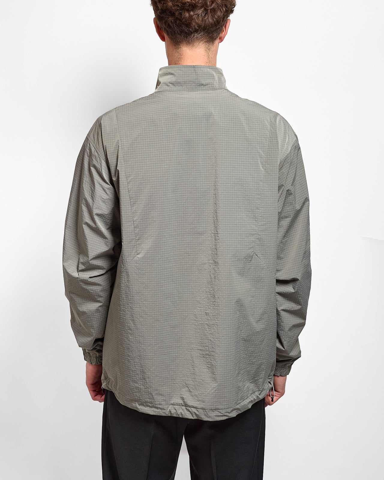 Dope Dyed Rip-Stop Wind Jacket in Moon Mist