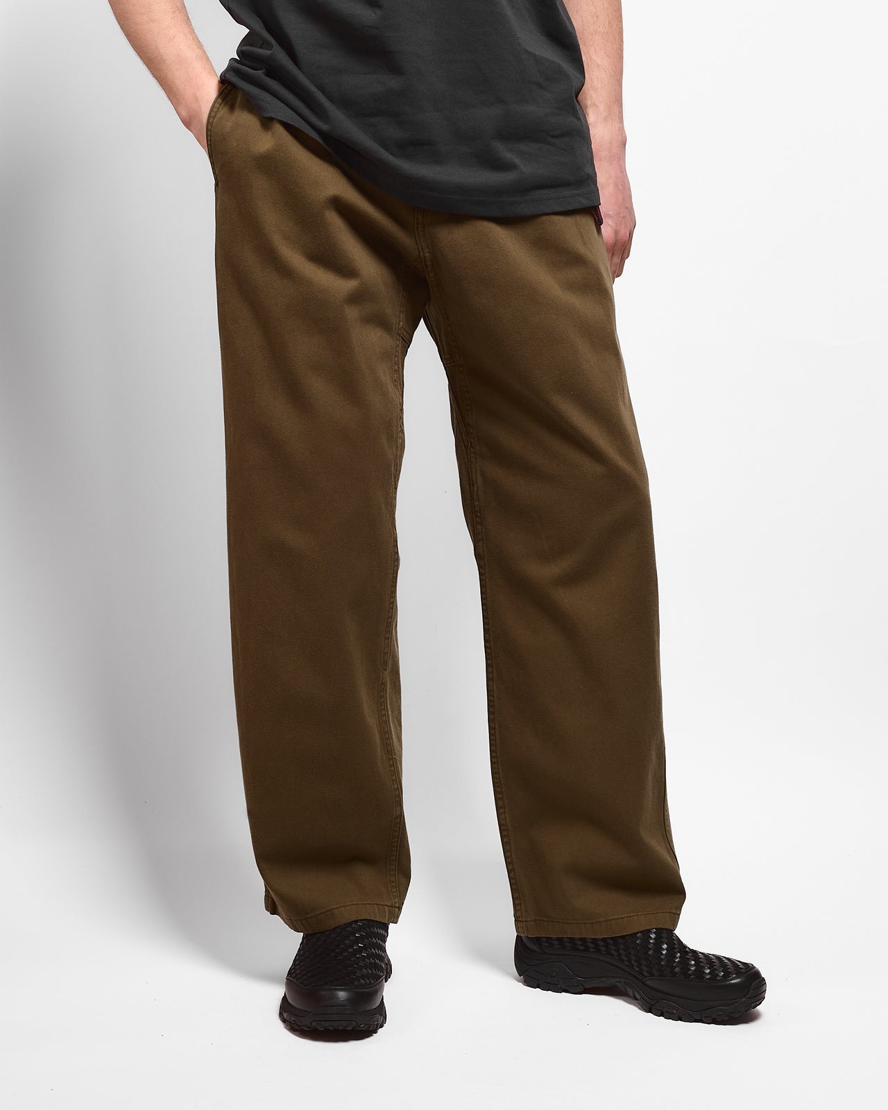 Gramicci Pant Straight Fit in Bark Pigment